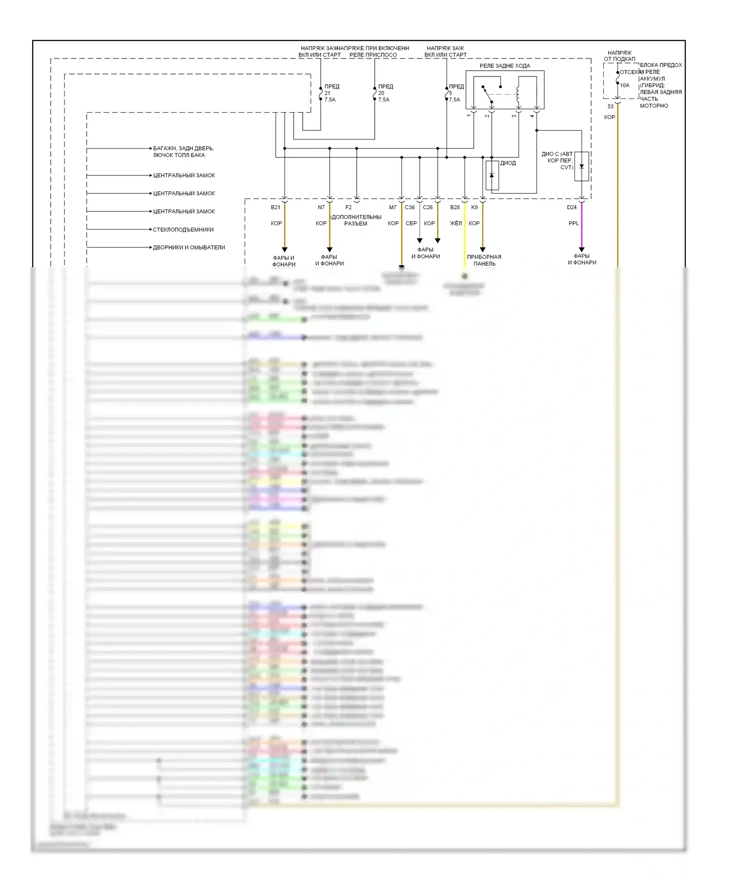 Блоки управления кузовом — Электросхема блоков управления кузовом — Электросхема блоков управления кузовом (1 из 2). Acura ILX I (2012-2015)