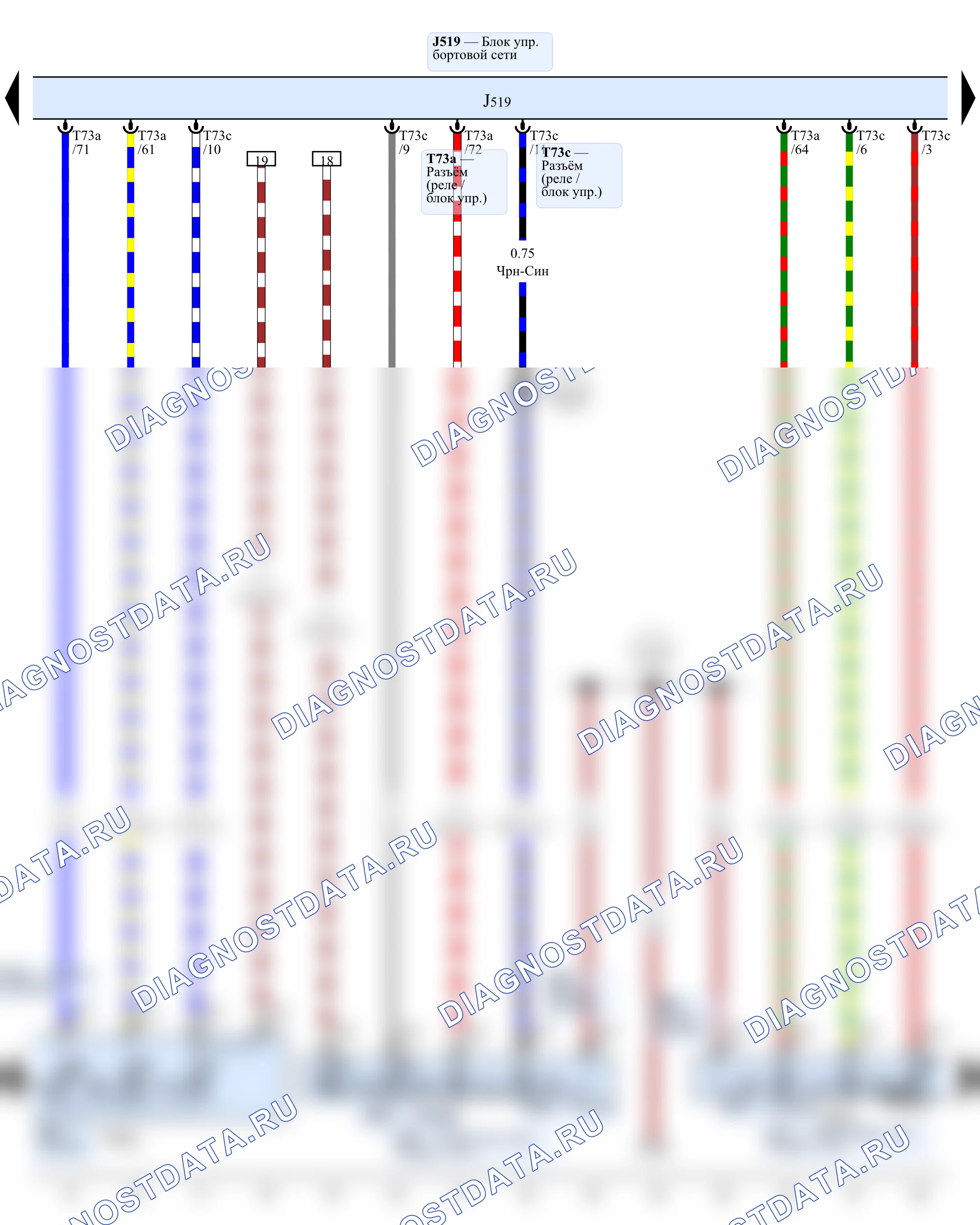 Наружное освещение (фары, фонари) — Светодиодные задние фонари, 2015 — Светодиодные задние фонари, 2015, Схема 2 из 3. Audi A3 8V (2012-2016)