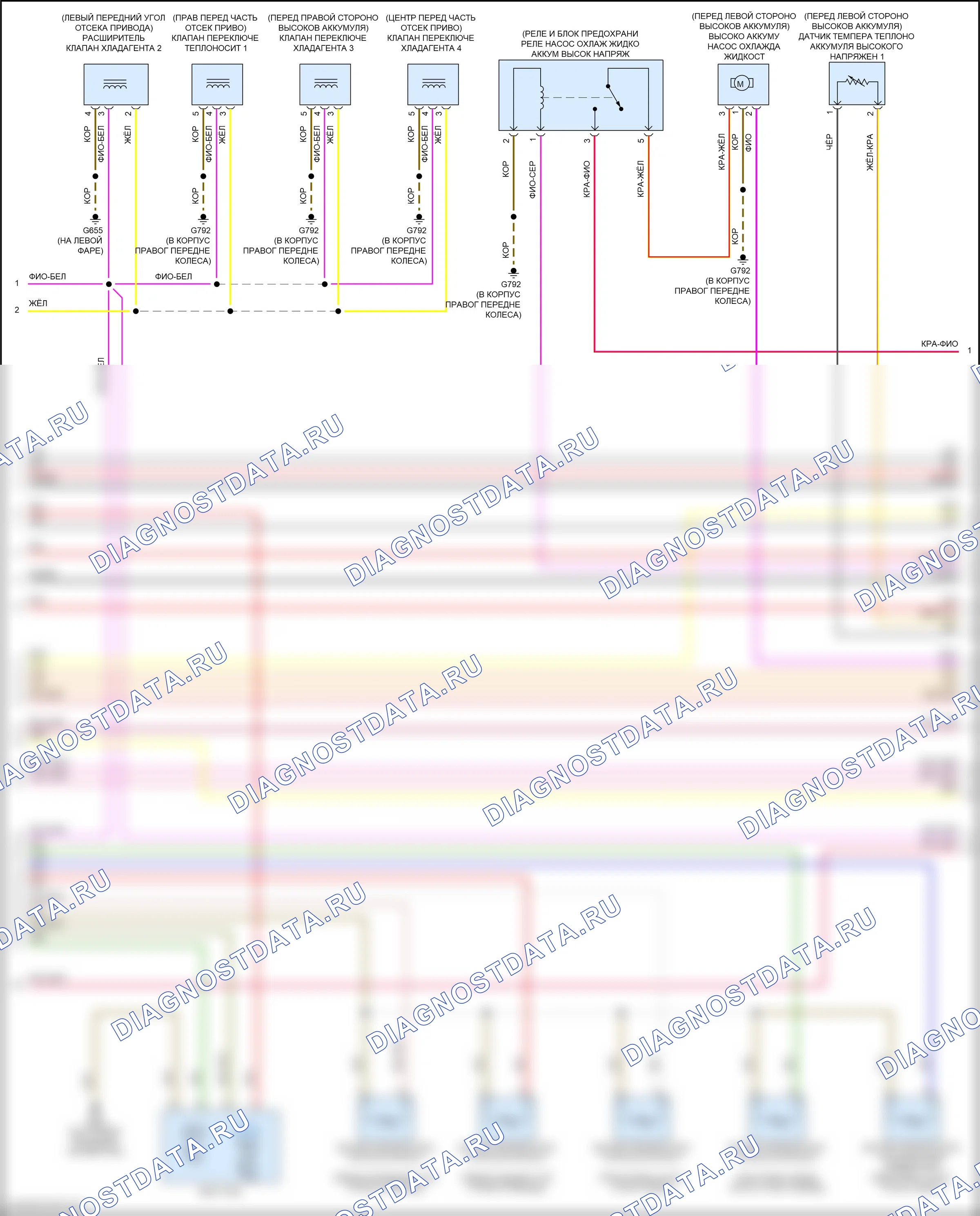 Двигатель — Электросхема электрическая двигателя — Электросхема электрическая двигателя (5 из 18). Audi e-tron S Sportback I (2020-2024)