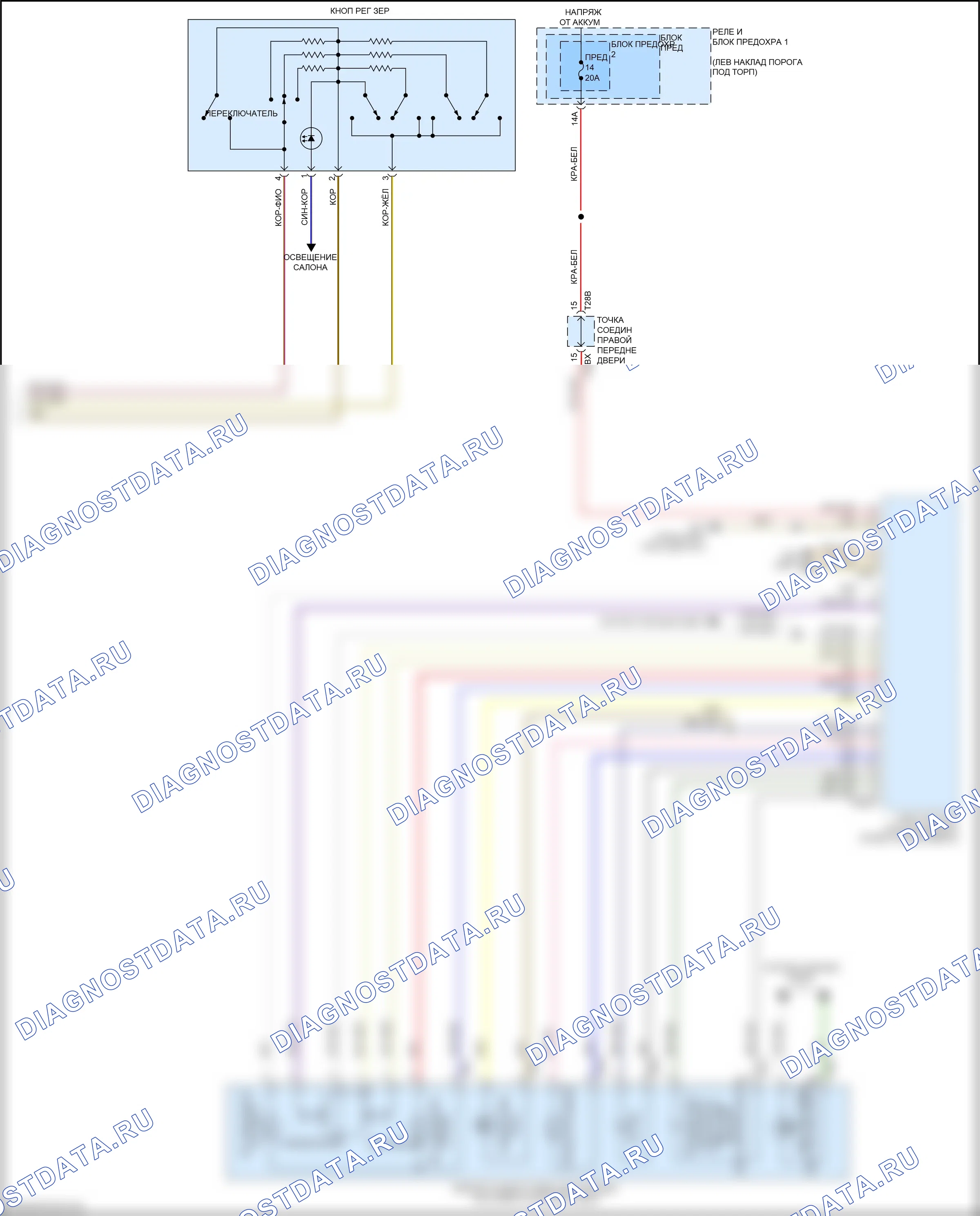 Память — Электросхема памяти зеркал — Электросхема памяти зеркал (2 из 2). Audi Q5 Sportback FY (2020-2024)