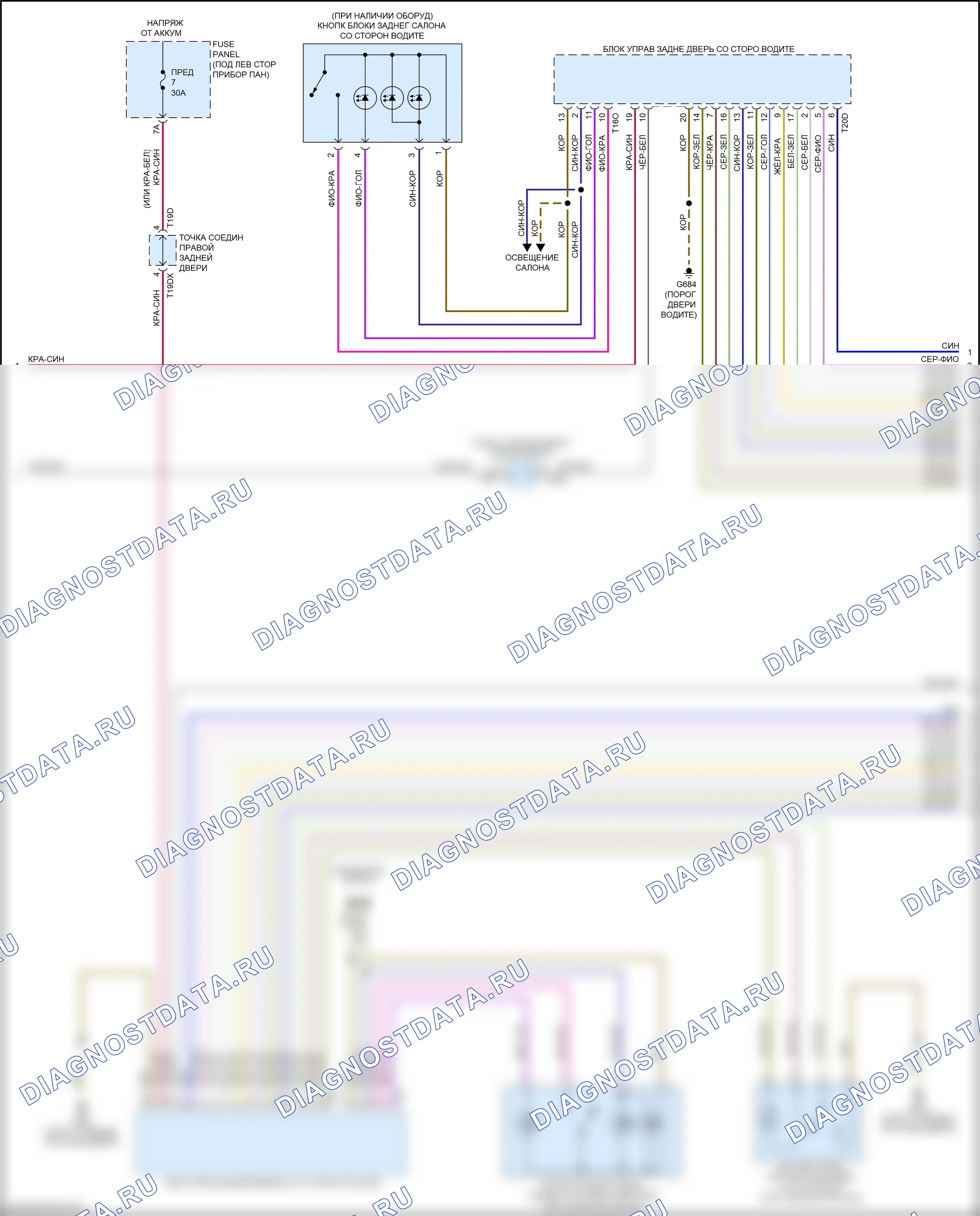 Сигнализация — Электросхема защиты от взлома — Электросхема защиты от взлома (2 из 6). Audi Q8 I (2018-2023)