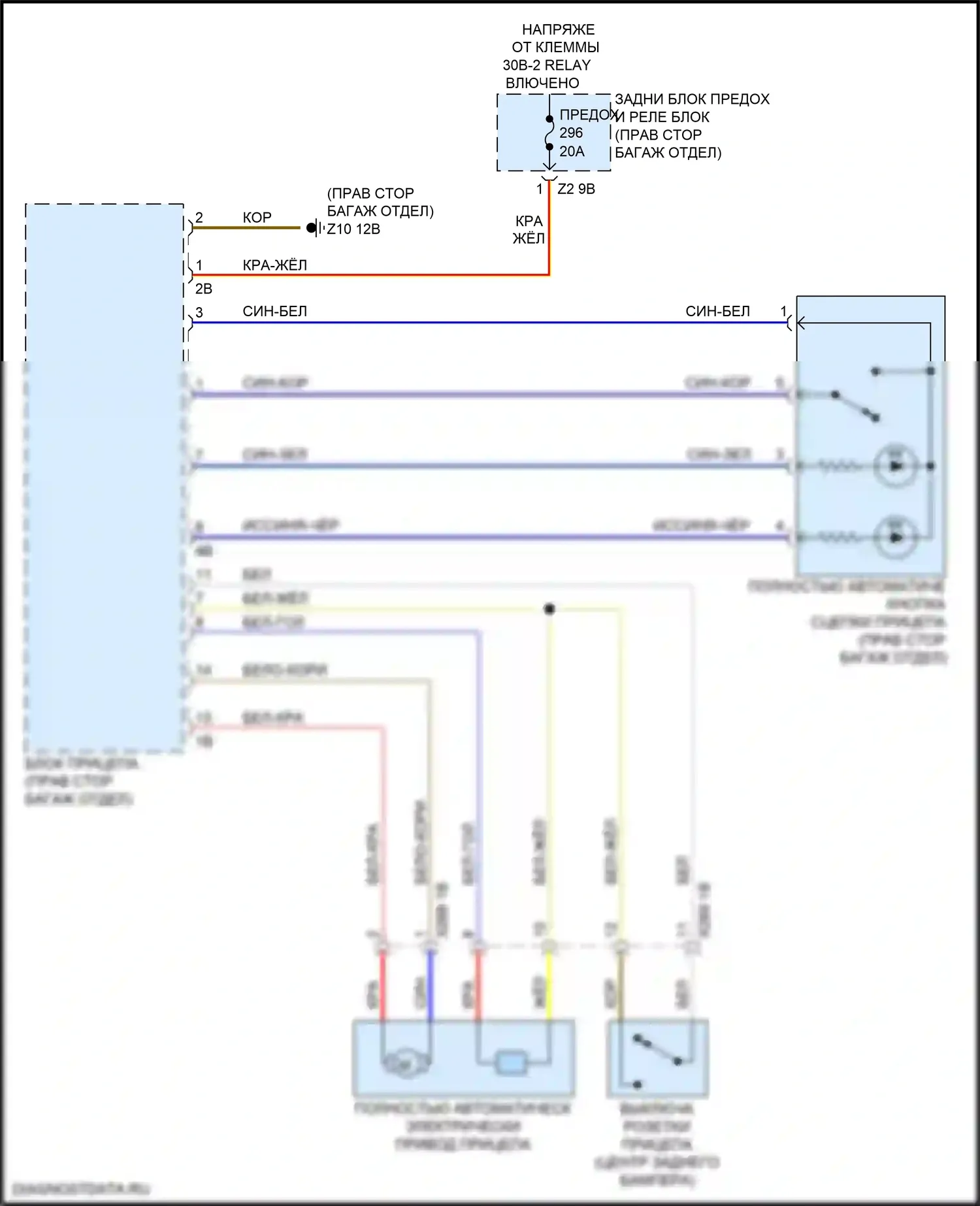 Активные управление кузовом и подвеской — Электросхема активных управление кузовом и подвеской — Электросхема активных управление кузовом и подвеской. BMW M3 G80 (2020-2024)