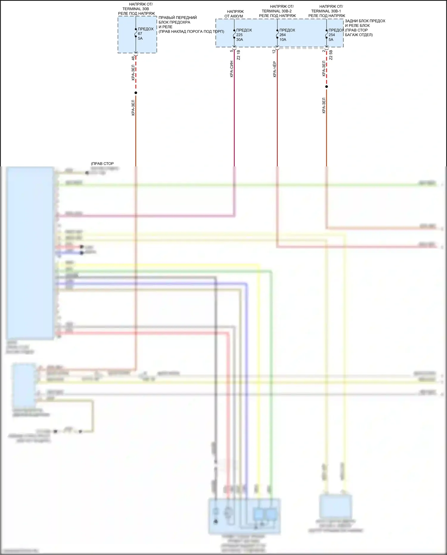 Багажник, задняя дверь, лючок топливного бака — Электросхема открытия багажника и лючка топливного бака — Электросхема открытия багажника и лючка топливного бака (1 из 2). BMW M3 G80 (2020-2024)