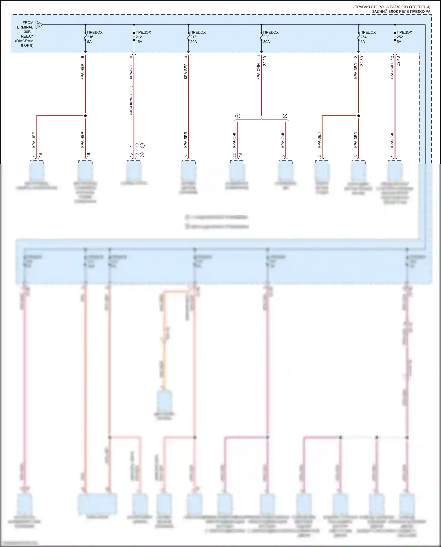 Блок предохранителей и реле — Электросхема блока предохранителей реле — Электросхема блока предохранителей реле (7 из 8). BMW M3 G80 (2020-2024)