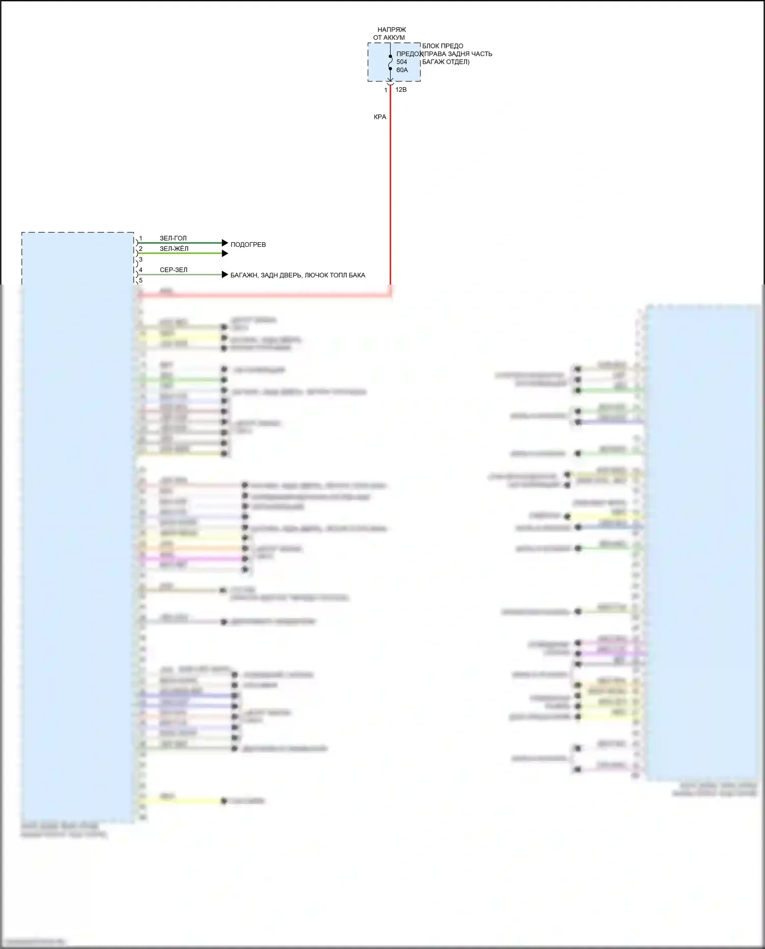 Блоки управления кузовом — Электросхема блоков управления кузовом — Электросхема блоков управления кузовом (2 из 3). BMW M3 G80 (2020-2024)