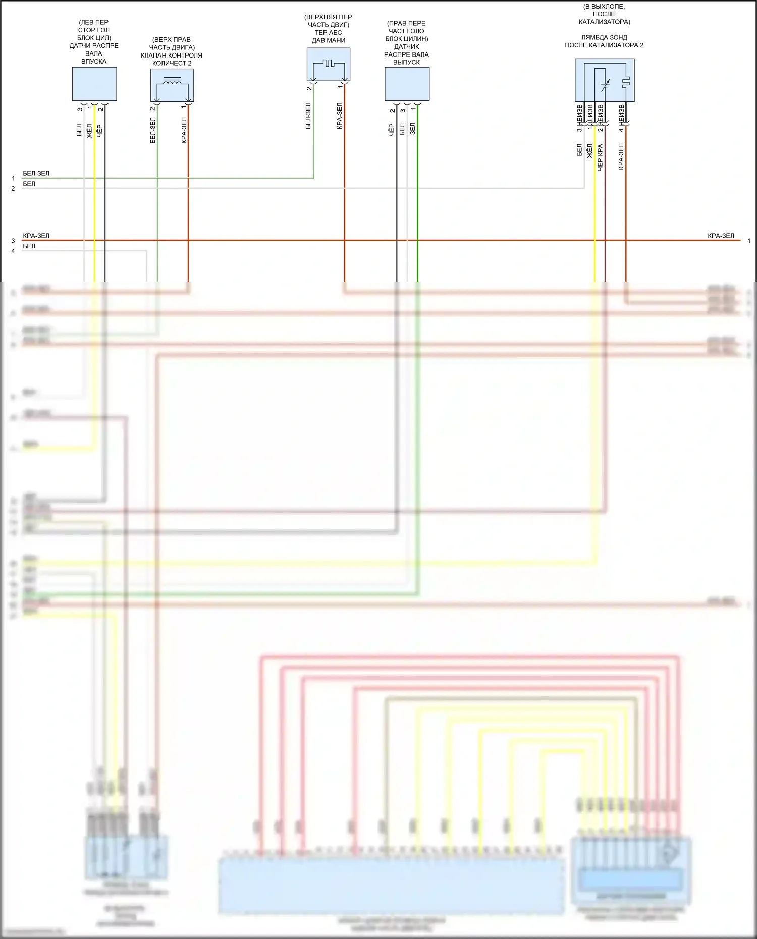 Двигатель — Электросхема двигателя 3,0л турбо — Электросхема двигателя 3,0л турбо (2 из 7). BMW M3 G80 (2020-2024)