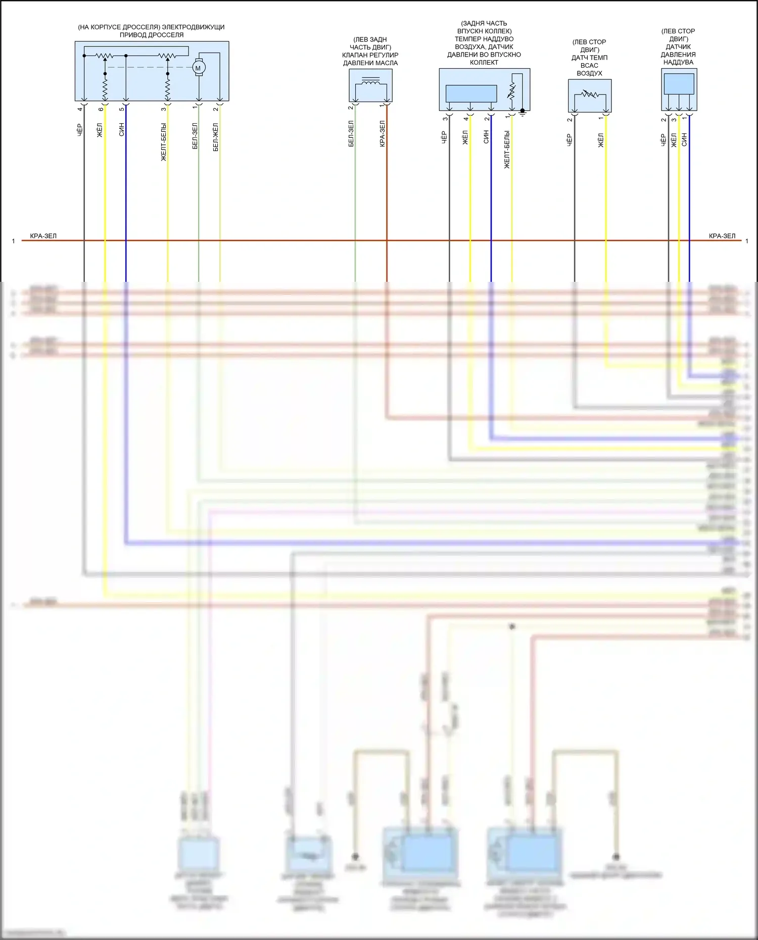 Двигатель — Электросхема двигателя 3,0л турбо — Электросхема двигателя 3,0л турбо (3 из 7). BMW M3 G80 (2020-2024)