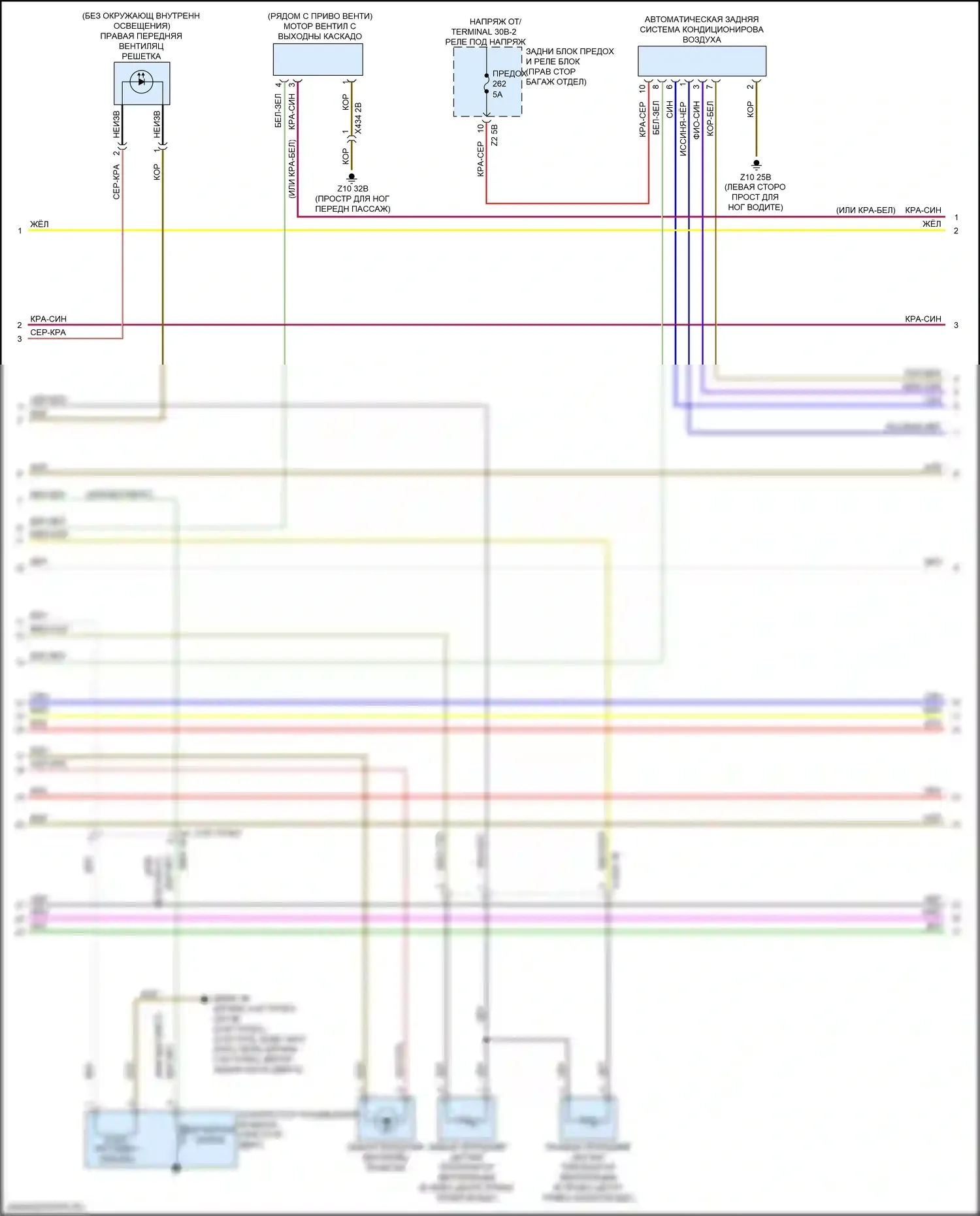 Кондиционирование воздуха — Электросхема климат контроля — Электросхема климат контроля (2 из 5). BMW M3 G80 (2020-2024)