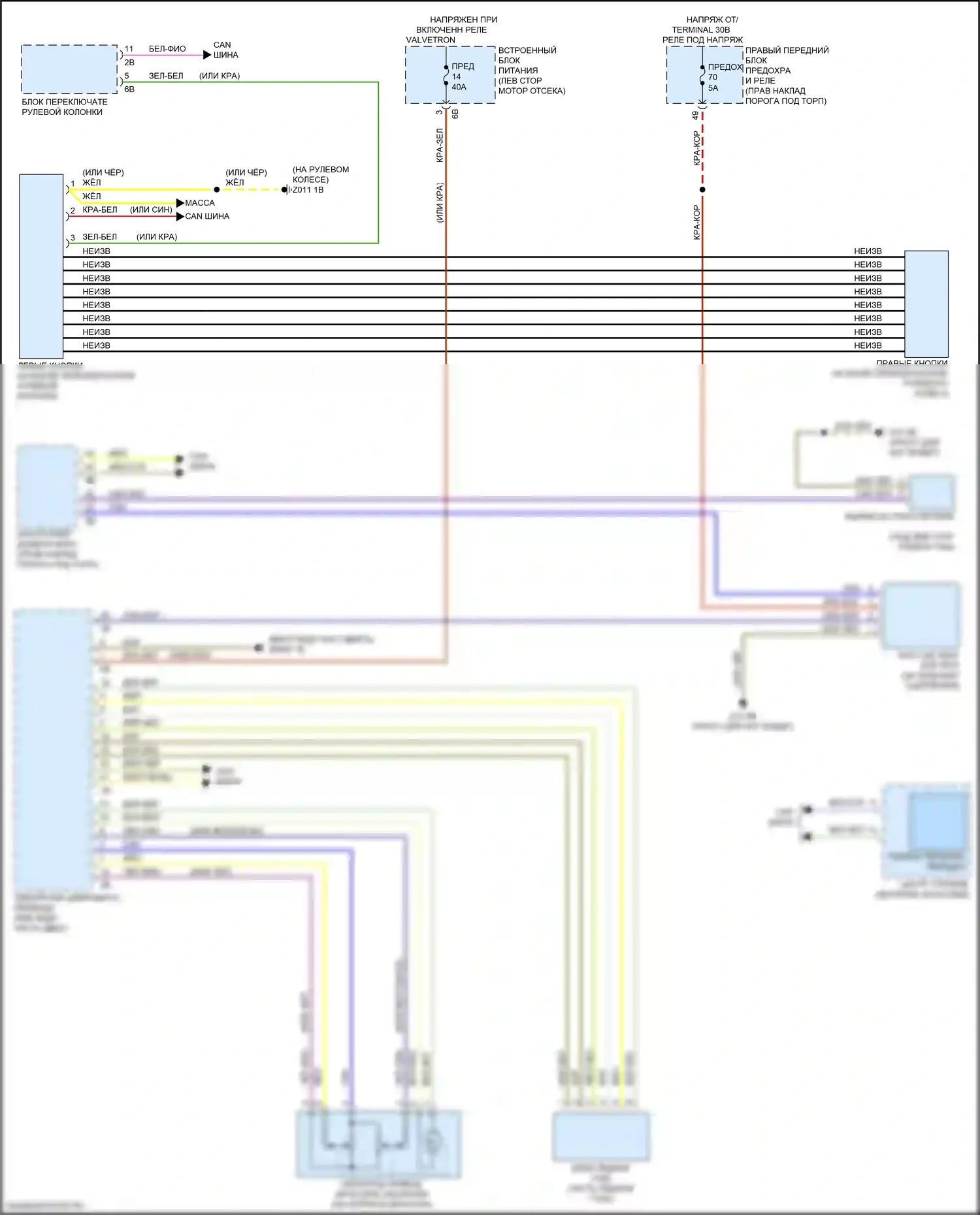 Круиз-контроль — Электросхема круиз-контроля — Электросхема круиз-контроля. BMW M3 G80 (2020-2024)