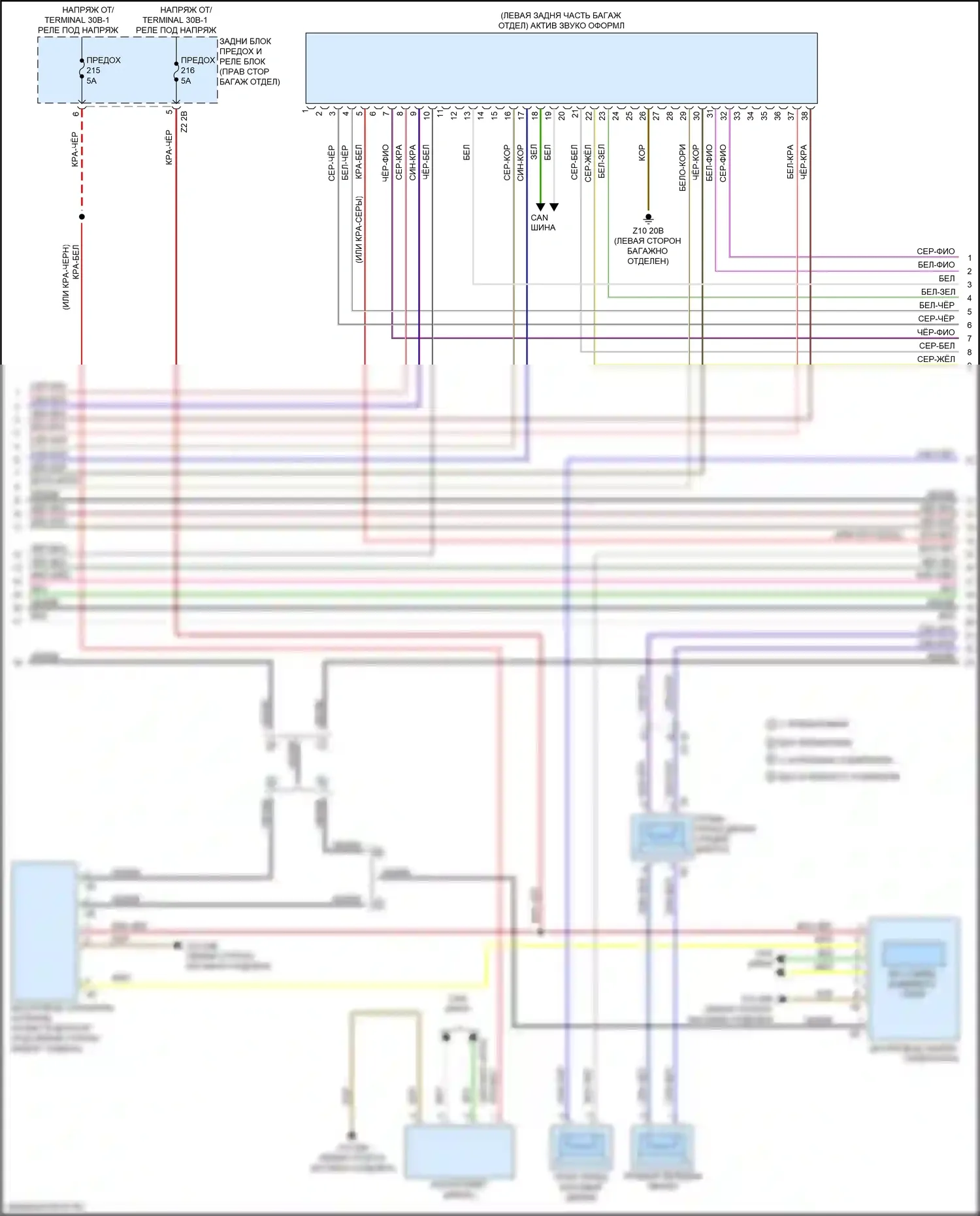 Магнитола — Hifi электросхема магнитолы, с активным звуковым оформлением — Hifi электросхема магнитолы, с активным звуковым оформлением (2 из 5). BMW M3 G80 (2020-2024)
