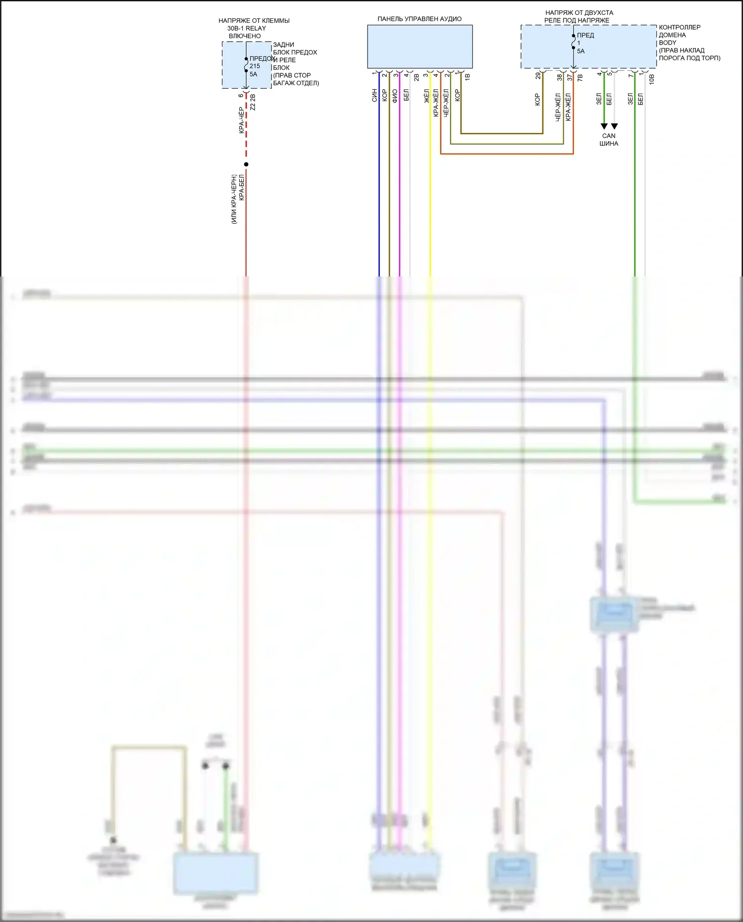 Системы помощи водителю — Электросхема навигации, базовая магнитола с активным звуковым оформлением — Электросхема навигации, базовая магнитола с активным звуковым оформлением (3 из 5). BMW M3 G80 (2020-2024)