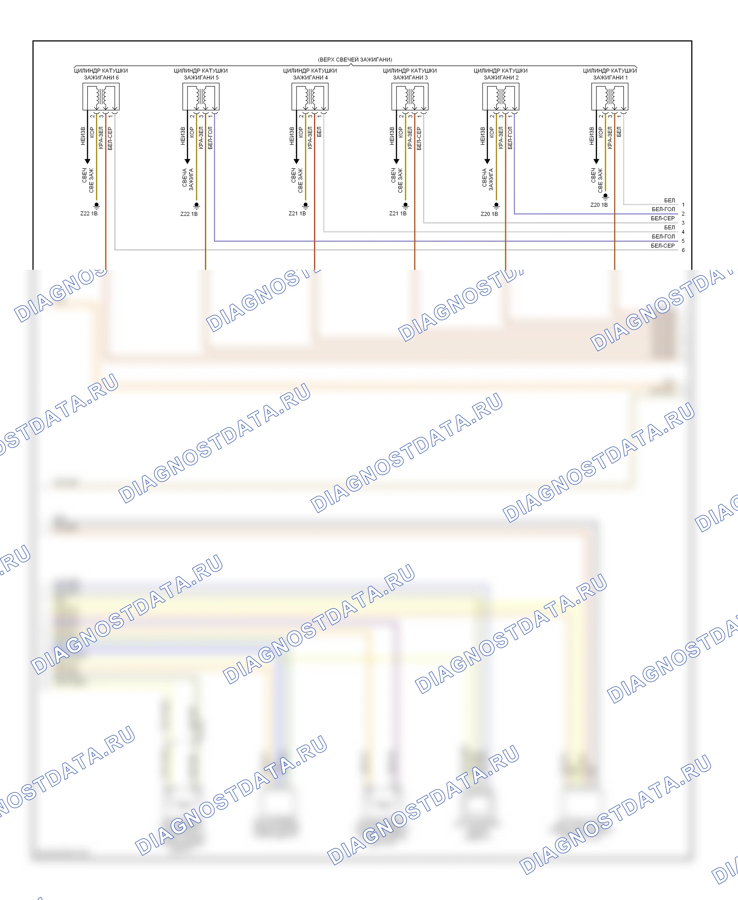 Двигатель — Электросхема двигателя 3.0л твин турбо — Электросхема двигателя 3.0л твин турбо (4 из 5). BMW X3 F25 (2010-2014)