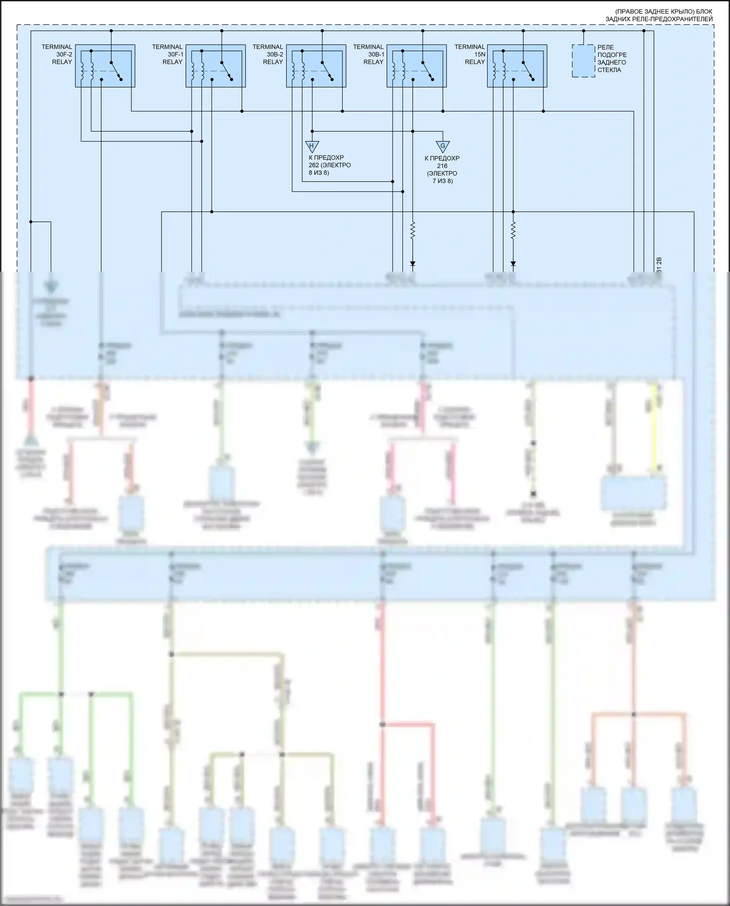 Блок предохранителей и реле — Электросхема блока предохранителей реле — Электросхема блока предохранителей реле (6 из 8). BMW X4 M F98 рестайлинг (2021-2024)