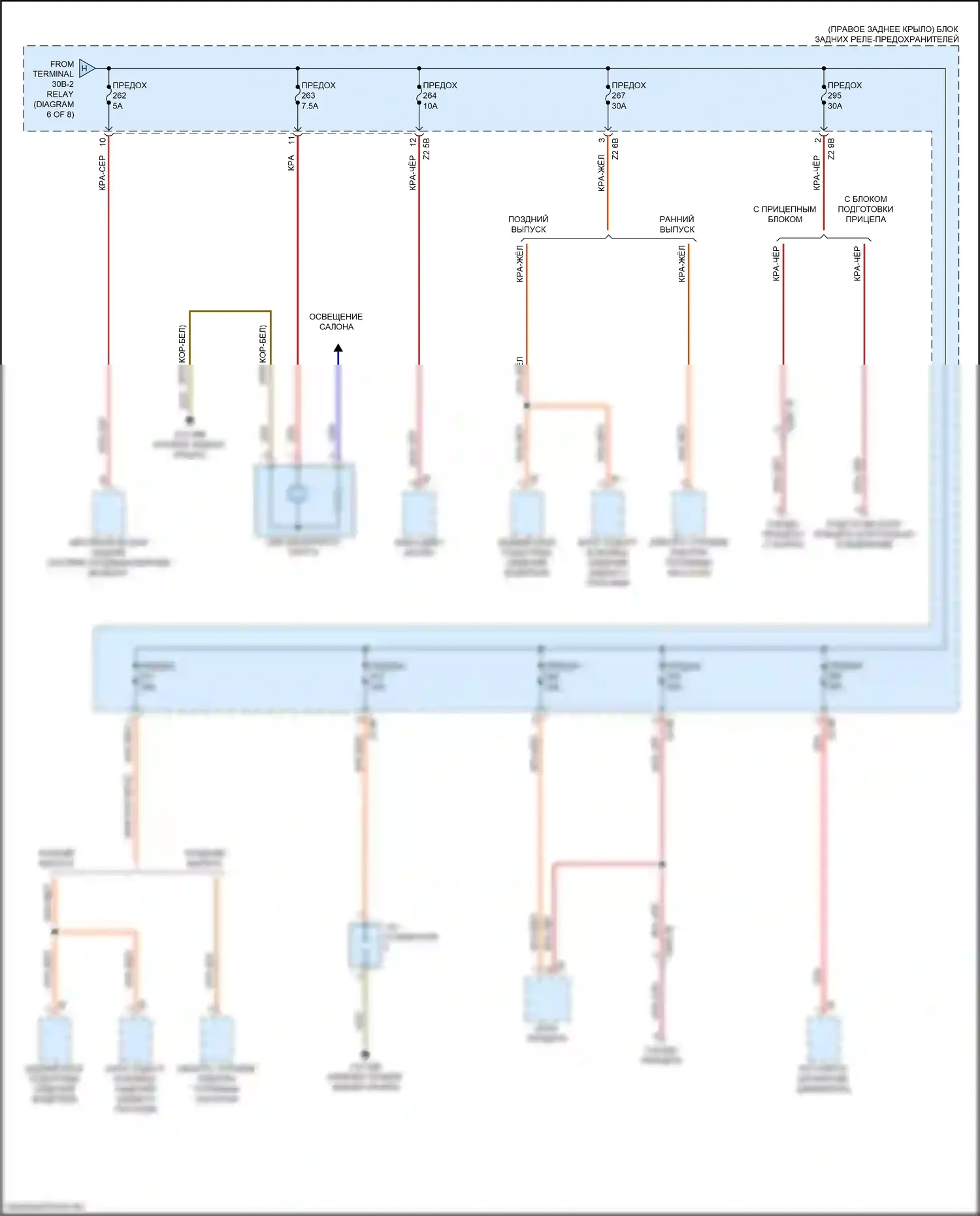 Блок предохранителей и реле — Электросхема блока предохранителей реле — Электросхема блока предохранителей реле (8 из 8). BMW X4 M F98 рестайлинг (2021-2024)