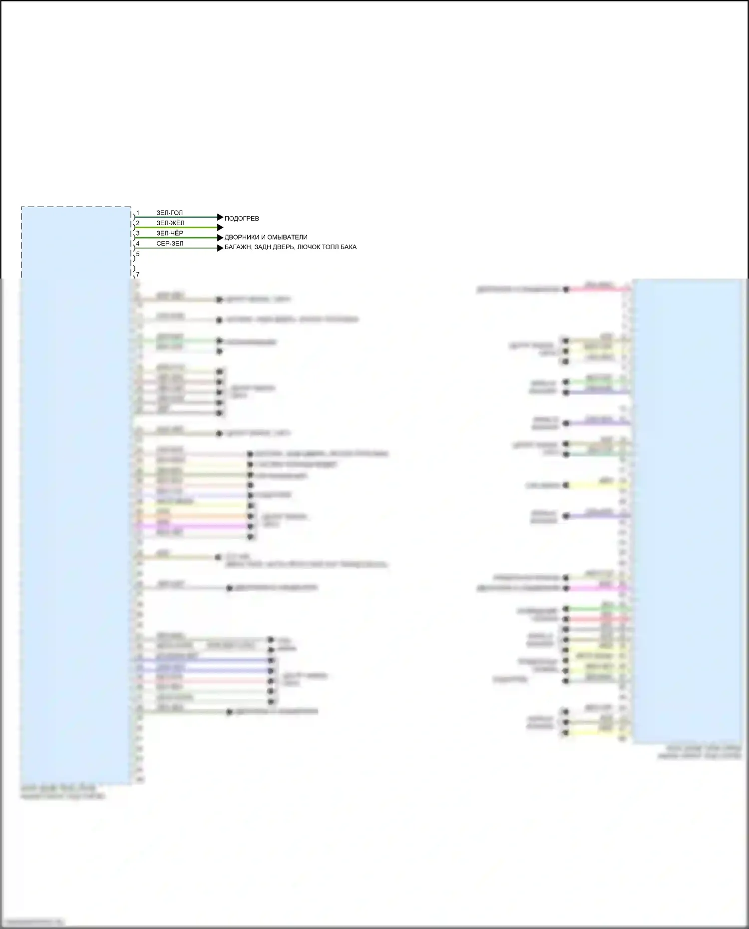 Блоки управления кузовом — Электросхема блоков управления кузовом — Электросхема блоков управления кузовом (2 из 4). BMW X4 M F98 рестайлинг (2021-2024)