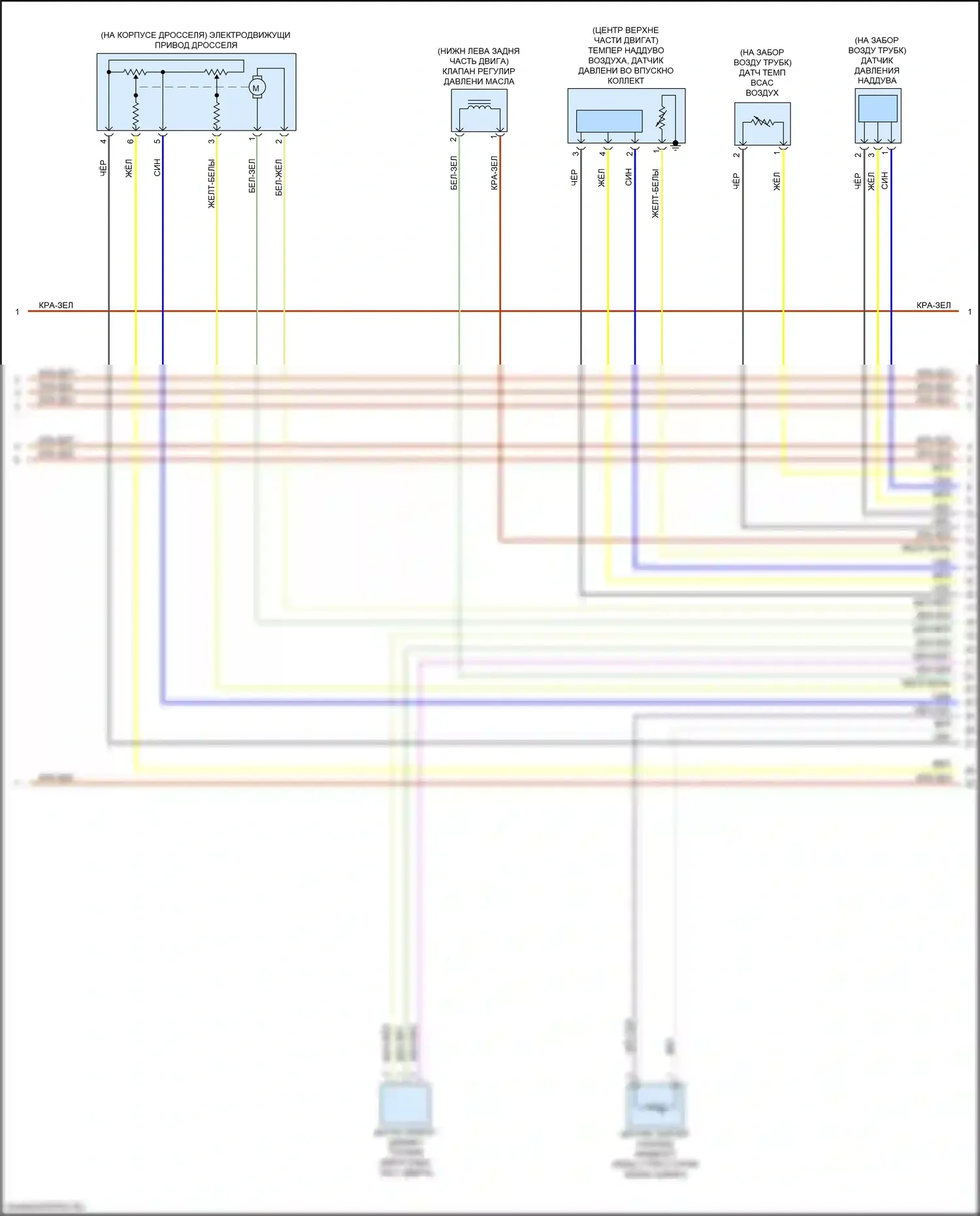 Двигатель — Электросхема двигателя 3,0л турбо — Электросхема двигателя 3,0л турбо (3 из 7). BMW X4 M F98 рестайлинг (2021-2024)