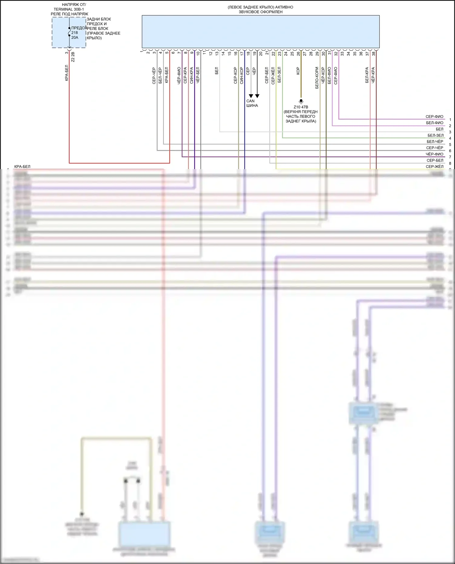 Магнитола — Hifi электросхема магнитолы, с активным звуковым оформлением — Hifi электросхема магнитолы, с активным звуковым оформлением (3 из 6). BMW X4 M F98 рестайлинг (2021-2024)