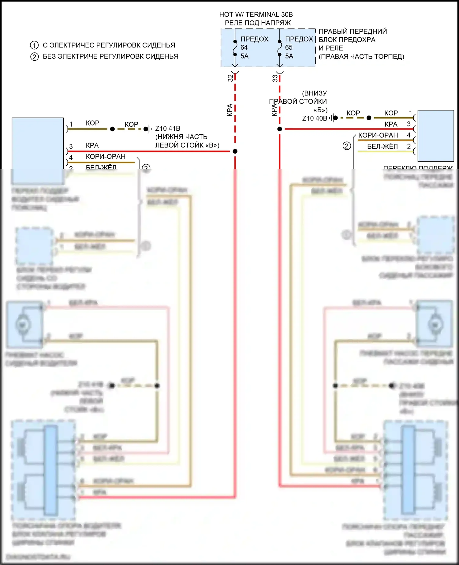 Сиденья — Поясничная электросхема, со спинкой — Поясничная электросхема, со спинкой. BMW X4 M F98 рестайлинг (2021-2024)