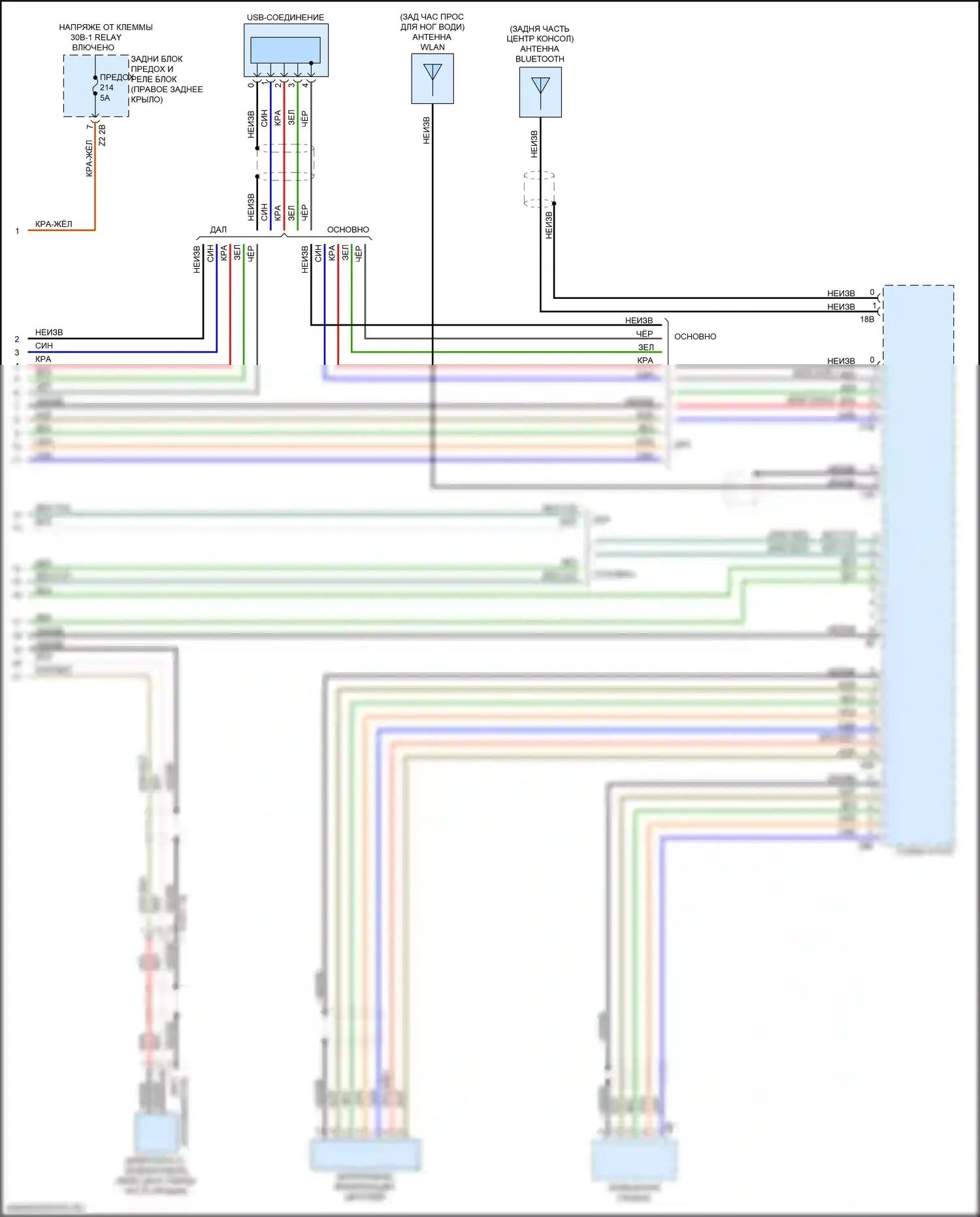 Системы помощи водителю — Электросхема навигации, без hifi магнитолы, с активным звуковым оформлением — Электросхема навигации, без hifi магнитолы, с активным звуковым оформлением (5 из 5). BMW X4 M F98 рестайлинг (2021-2024)