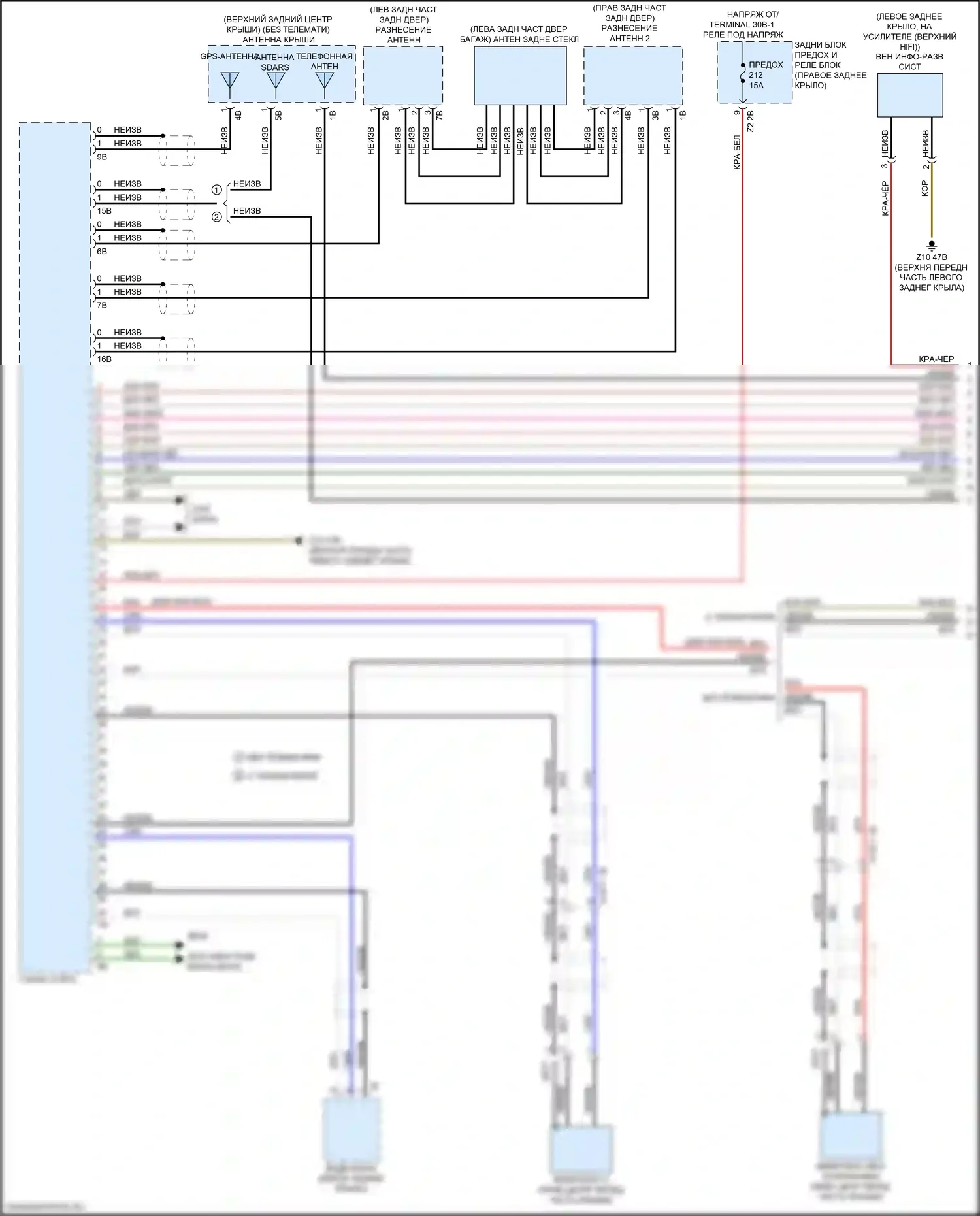 Системы помощи водителю — Электросхема навигации, без магнитолы hifi и активного звукового оформления — Электросхема навигации, без магнитолы hifi и активного звукового оформления (1 из 4). BMW X4 M F98 рестайлинг (2021-2024)