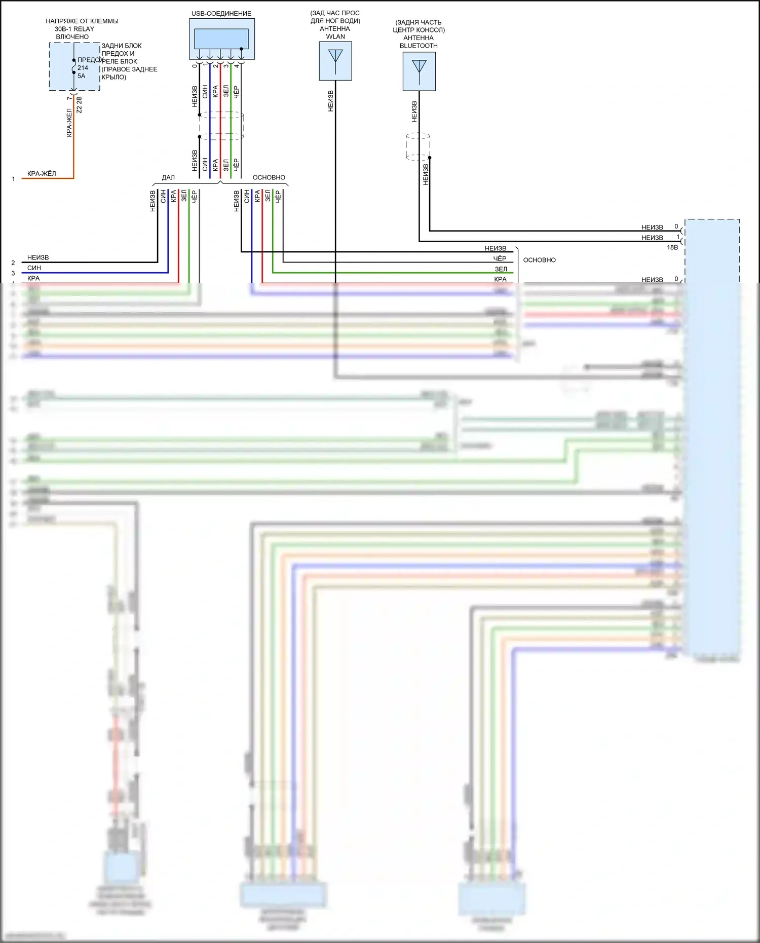 Системы помощи водителю — Электросхема навигации, без магнитолы hifi и активного звукового оформления — Электросхема навигации, без магнитолы hifi и активного звукового оформления (4 из 4). BMW X4 M F98 рестайлинг (2021-2024)