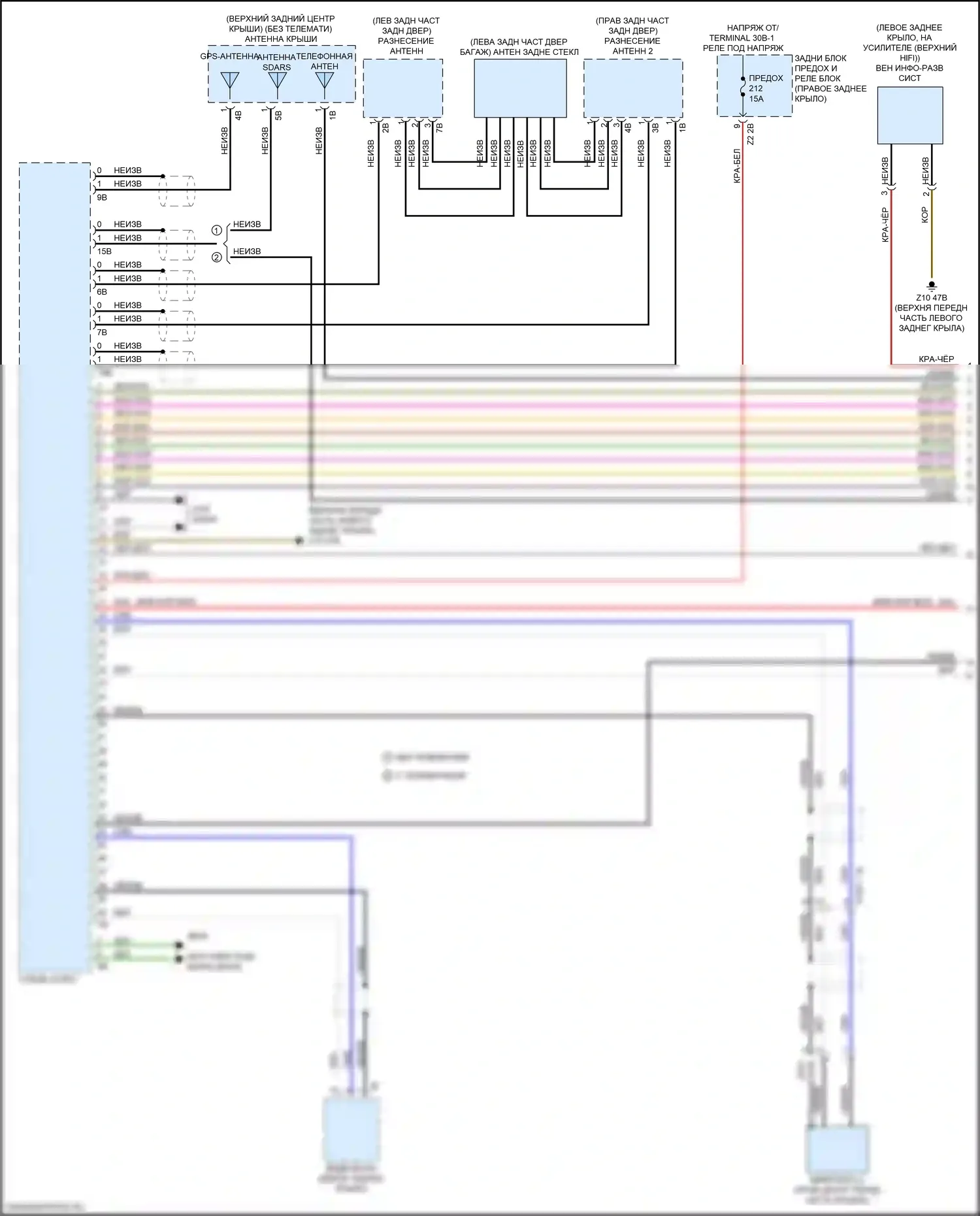 Системы помощи водителю — Электросхема навигации, с магнитолой hifi, без активного звукового оформления — Электросхема навигации, с магнитолой hifi, без активного звукового оформления (1 из 5). BMW X4 M F98 рестайлинг (2021-2024)