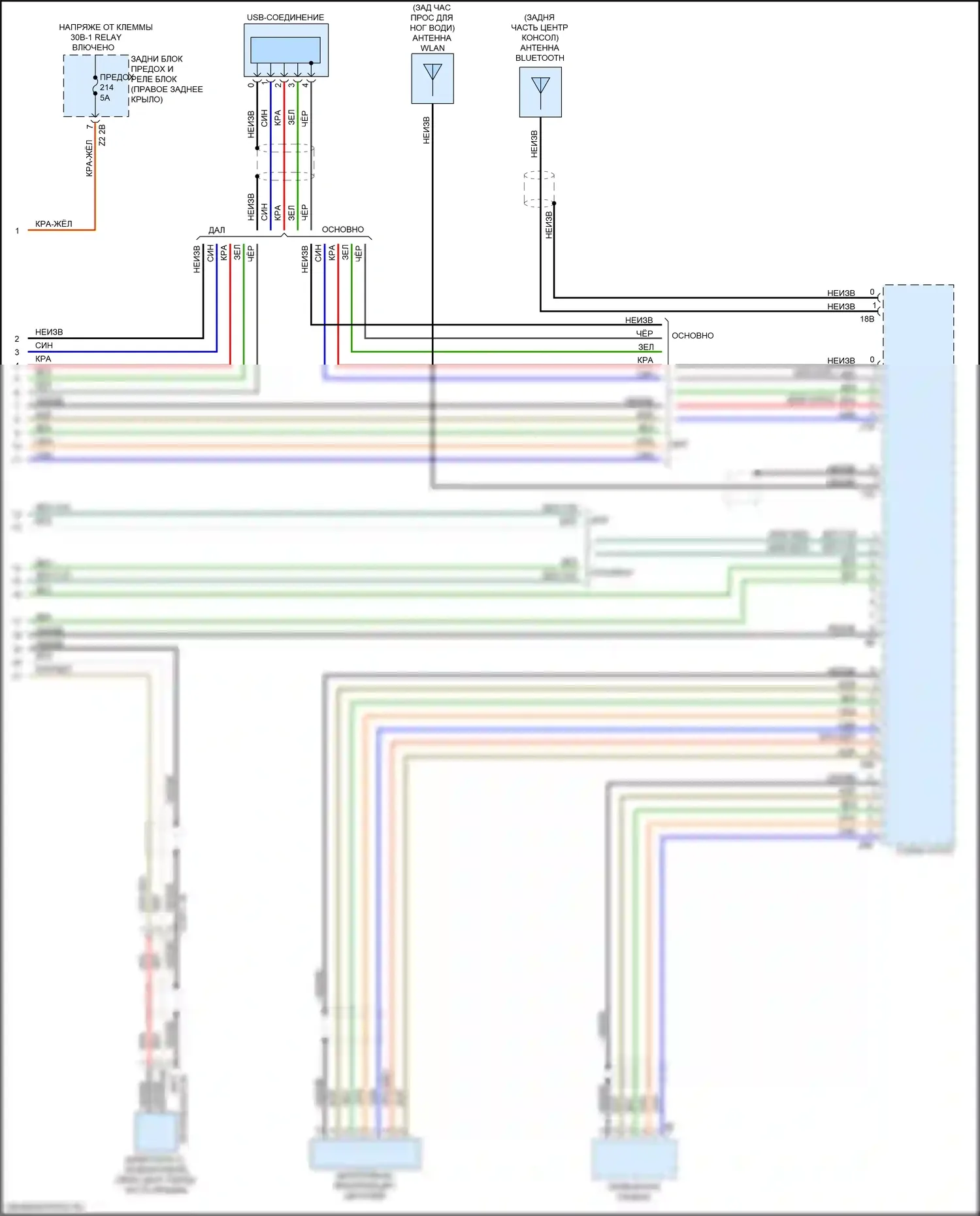 Системы помощи водителю — Электросхема навигации, с магнитолой hifi, без активного звукового оформления — Электросхема навигации, с магнитолой hifi, без активного звукового оформления (5 из 5). BMW X4 M F98 рестайлинг (2021-2024)