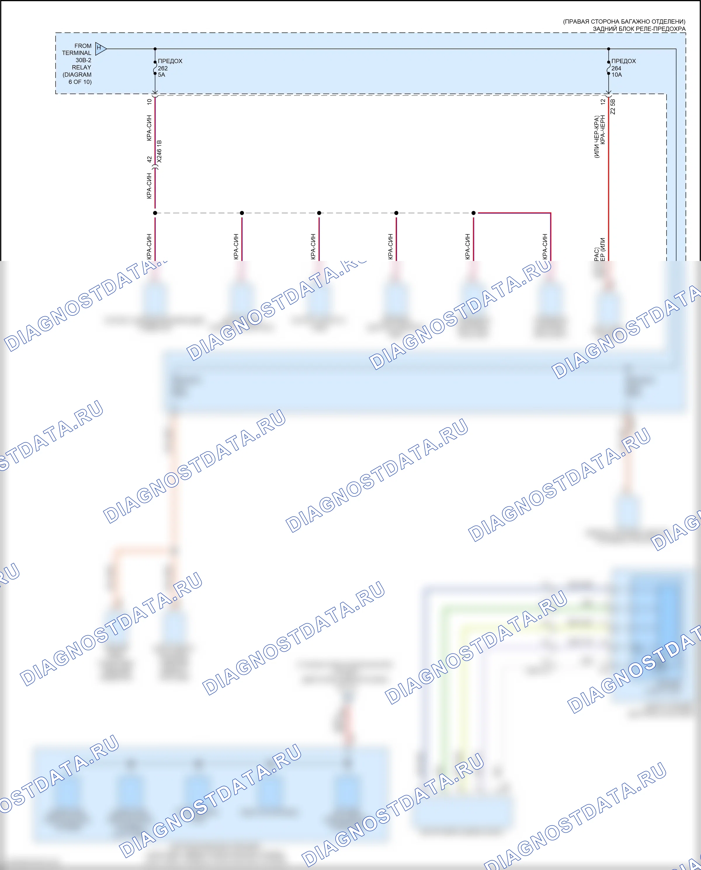 Блок предохранителей и реле — Электросхема блока предохранителей реле — Электросхема блока предохранителей реле (8 из 10). BMW X6 G06 (2019-2023)
