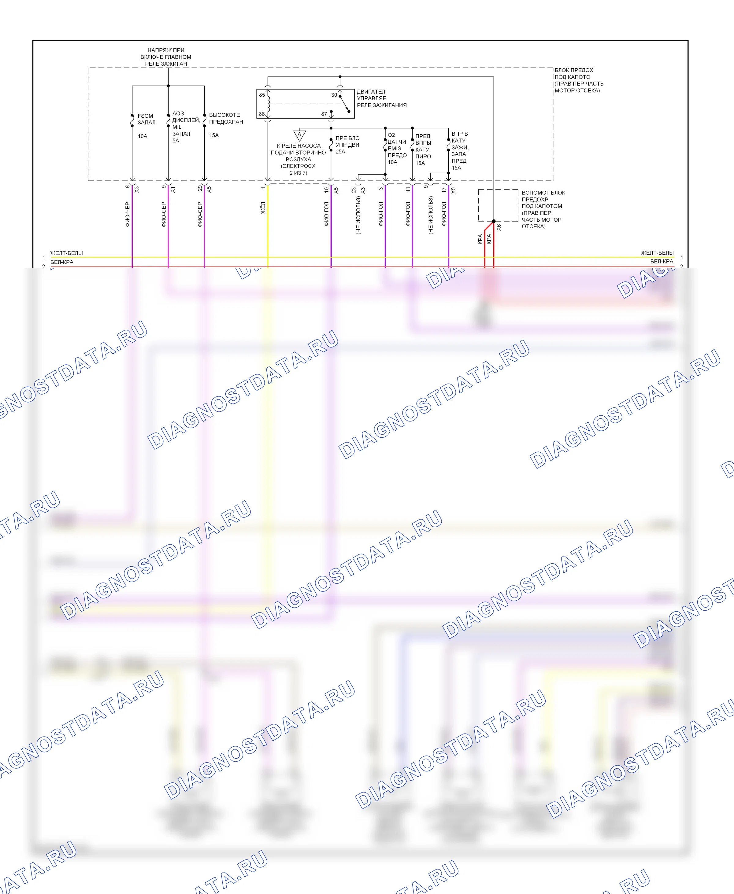 Двигатель — Электросхема двигателя 2.0l vin x — Электросхема двигателя 2.0l vin x (3 из 7). Cadillac ATS I (2012-2014)