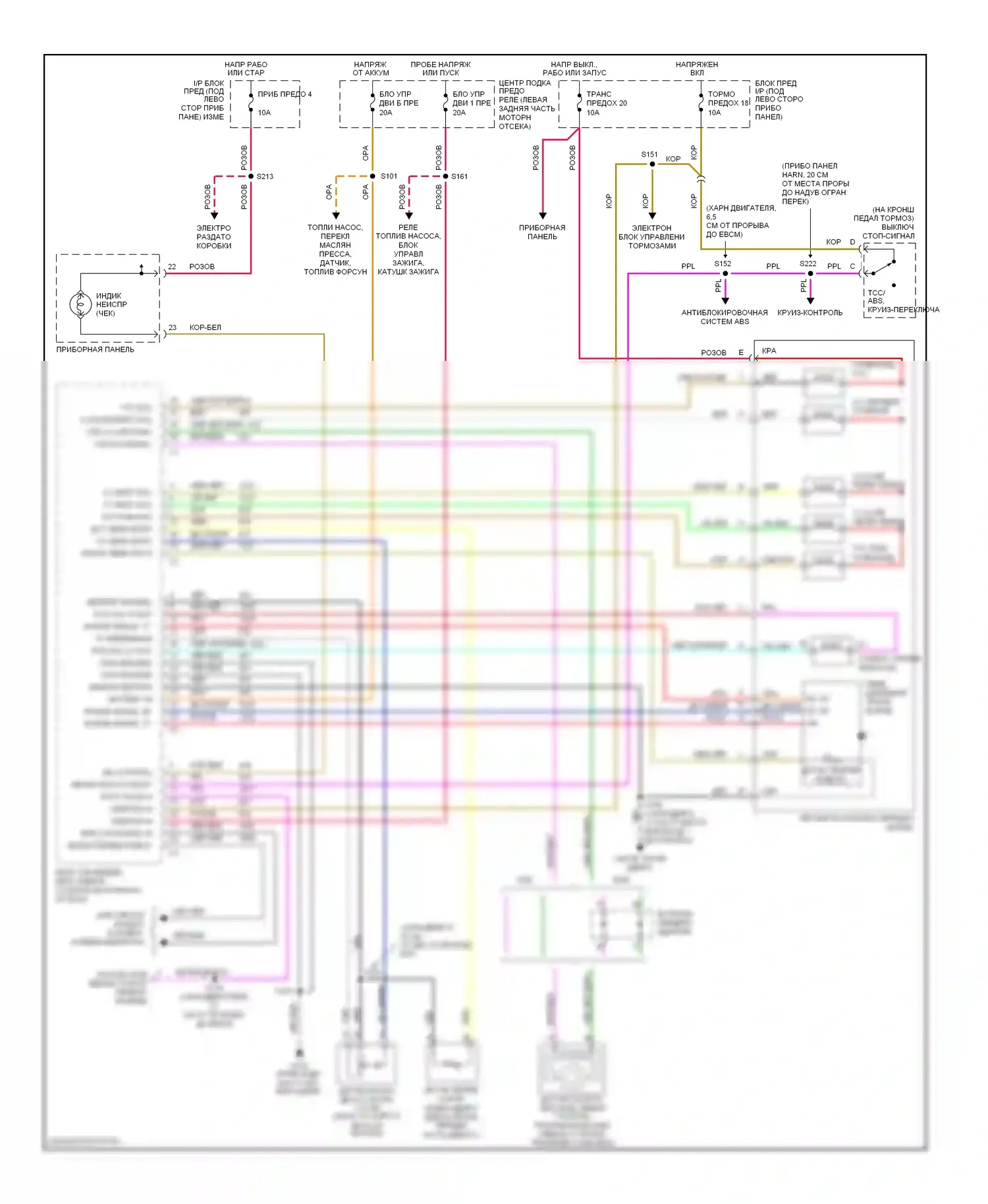 Коробка передач 5.7л — 5,7л vin r, электросхема автоматической коробки передач, 4l60-e — 5,7л vin r, электросхема автоматической коробки передач, 4l60-e. Cadillac Escalade GMT400 (1998-2000)