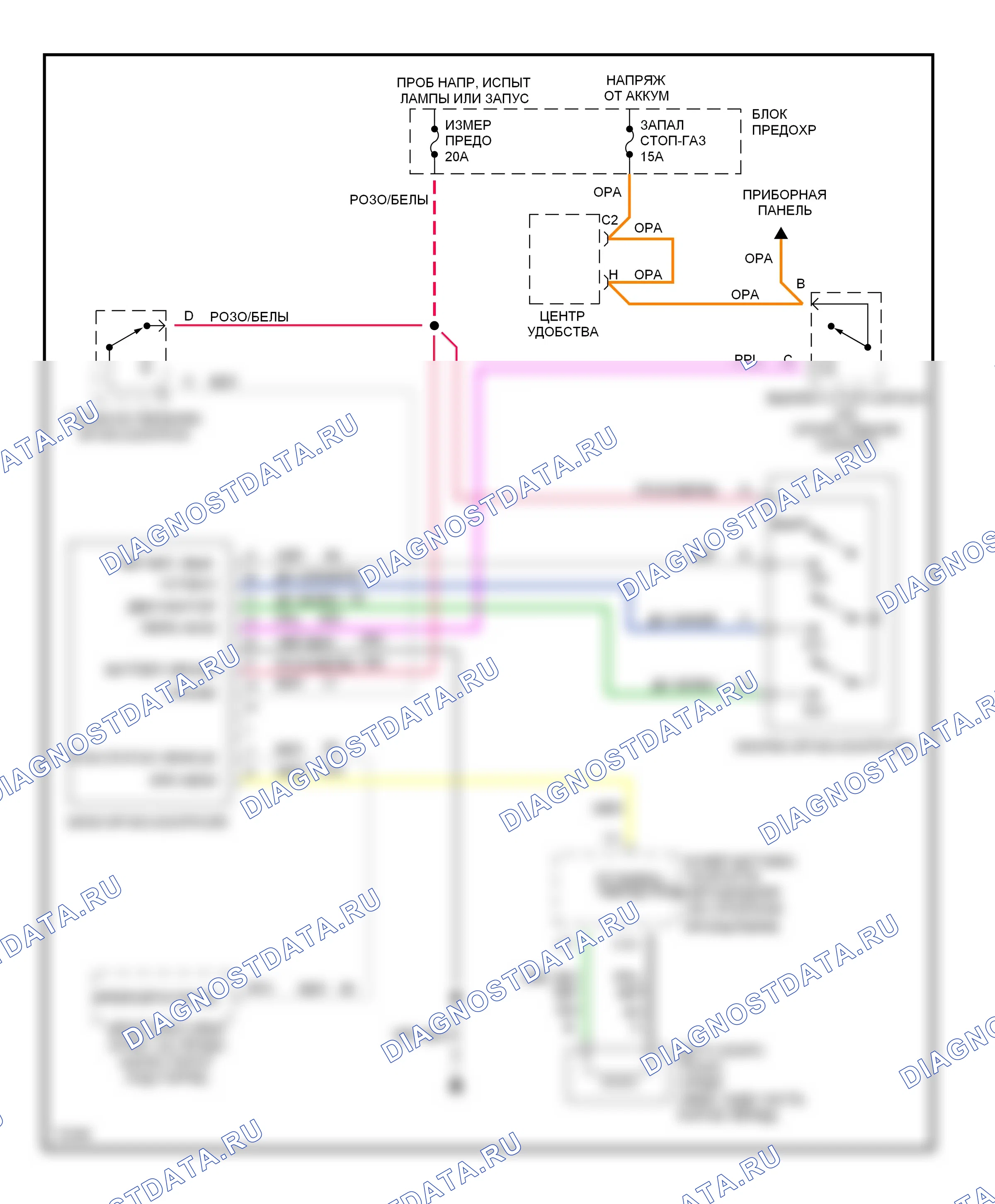 Круиз-контроль — Электросхема круиз-контроля — Электросхема круиз-контроля. Chevrolet Chevy Van G10  (1985-1995)