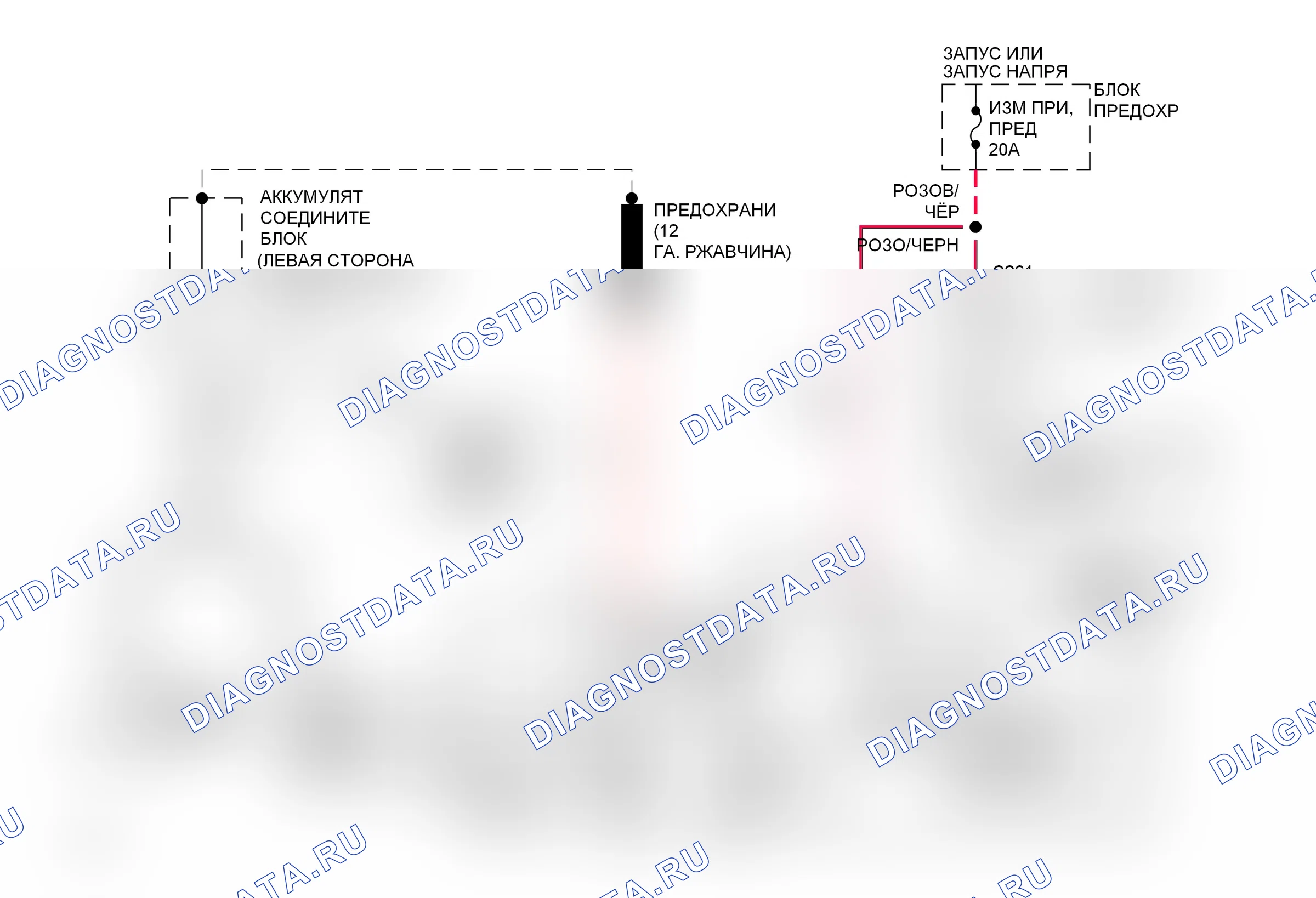 Стартер/генератор 5.0л — 5,0л (VIN H), электросхема генератора — 5,0л (VIN H), электросхема генератора. Chevrolet Chevy Van G30  (1985-1994)