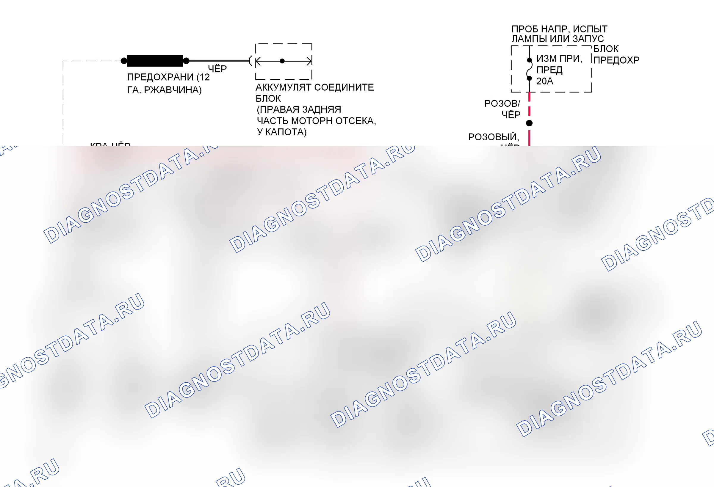Стартер/генератор 6,5л — 6,5л (VIN P), электросхема генератора — 6,5л (VIN P), электросхема генератора. Chevrolet Pickup C1500  (1988-1999)