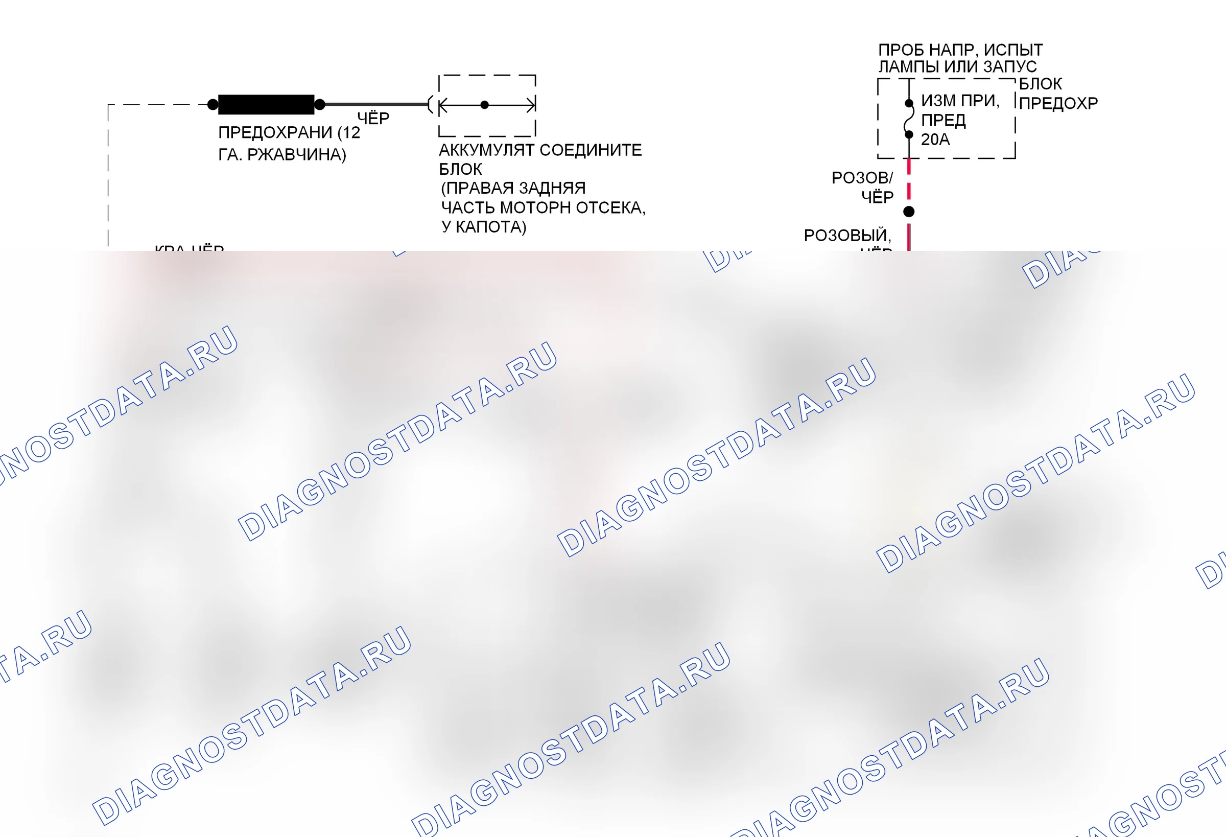 Стартер/генератор 5.7л — 5,7л (VIN K), электросхема генератора — 5,7л (VIN K), электросхема генератора. Chevrolet Pickup C2500  (1988-2000)