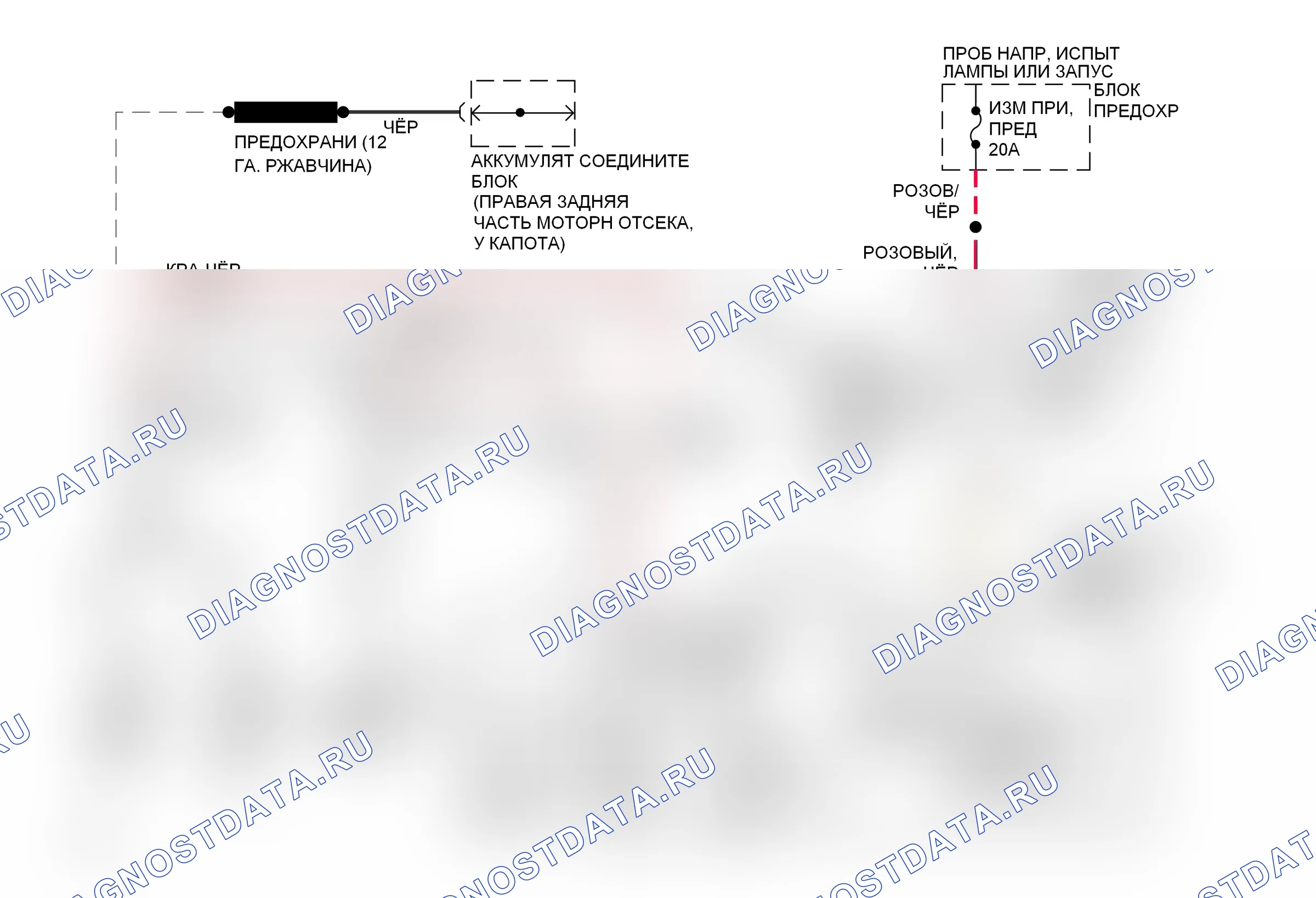 Стартер/генератор 6,5л — 6,5л (VIN P), электросхема генератора — 6,5л (VIN P), электросхема генератора. Chevrolet Pickup C2500  (1988-2000)