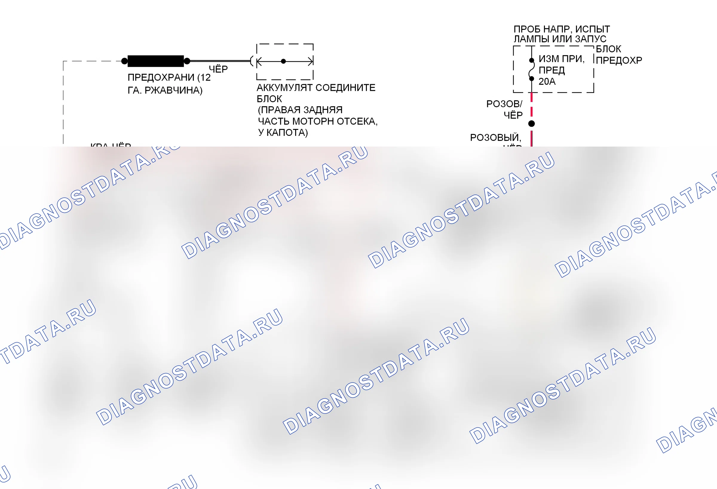 Стартер/генератор 5.0л — 5,0л (VIN H), электросхема генератора — 5,0л (VIN H), электросхема генератора. Chevrolet Pickup C3500  (1988-2000)