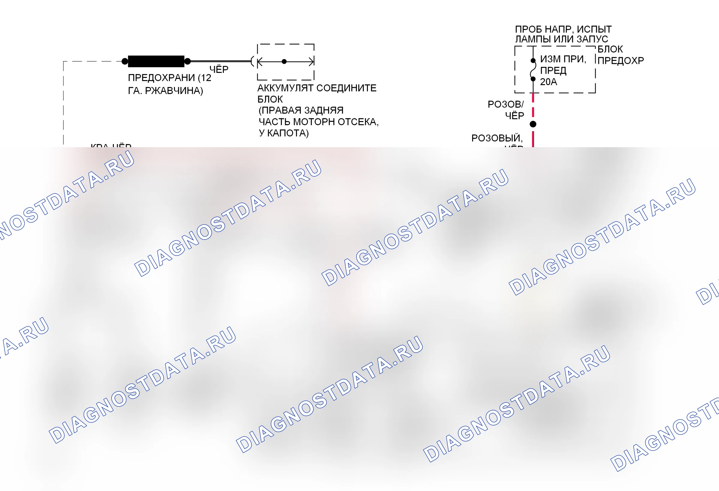 Стартер/генератор 6,5л — 6,5л (VIN P), электросхема генератора — 6,5л (VIN P), электросхема генератора. Chevrolet Pickup K3500  (1988-2000)