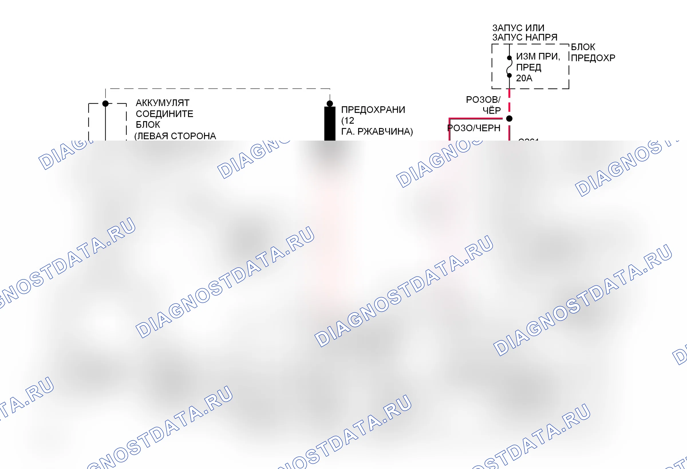 Стартер/генератор 5.0л — 5,0л (VIN H), электросхема генератора — 5,0л (VIN H), электросхема генератора. Chevrolet Sportvan G30  (1985-1994)
