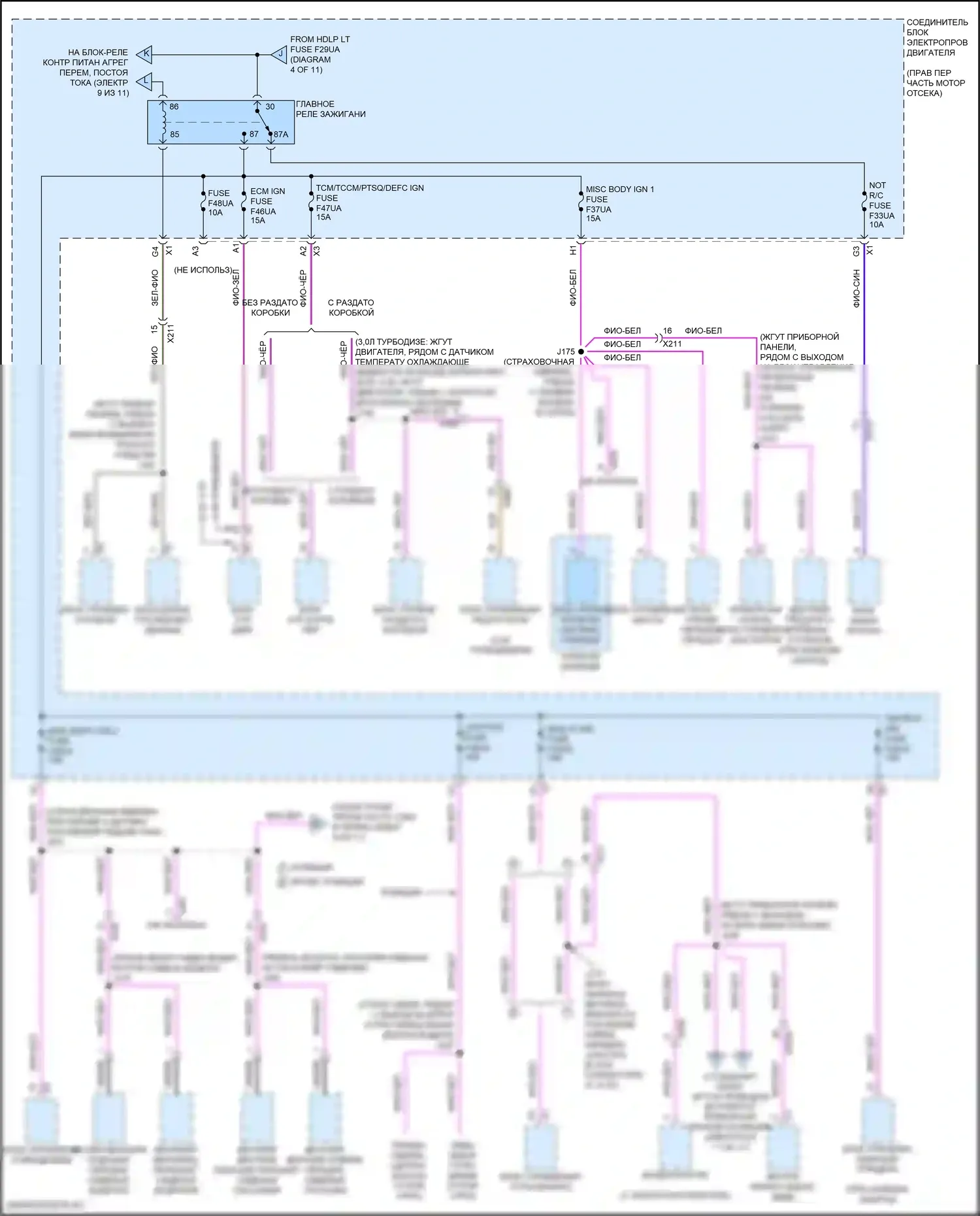 Блок предохранителей и реле — Электросхема блока предохранителей реле — Электросхема блока предохранителей реле (8 из 11). Chevrolet Tahoe V (2021-2024)