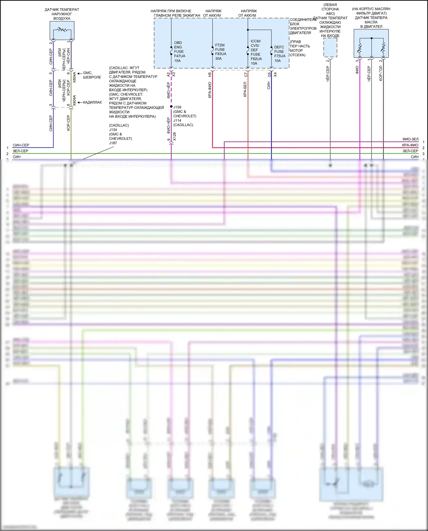 Двигатель — Электросхема двигателя 3.0l vin t — Электросхема двигателя 3.0l vin t (4 из 9). Chevrolet Tahoe V (2021-2024)