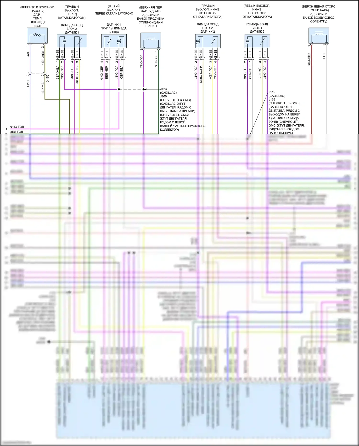 Двигатель — Электросхема двигателя 6.2l vin l — Электросхема двигателя 6.2l vin l (4 из 7). Chevrolet Tahoe V (2021-2024)