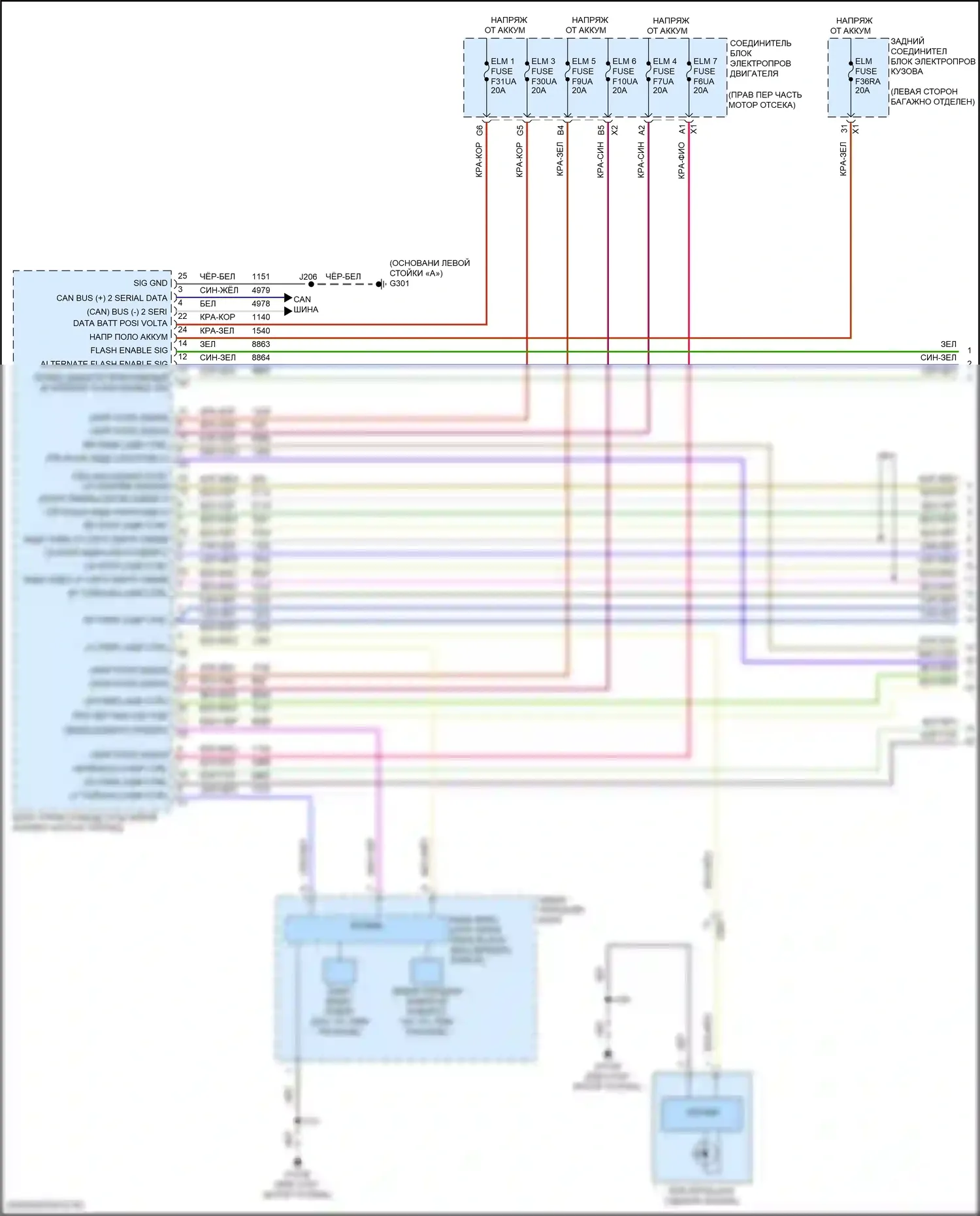 Фары и фонари — Электросхема фар и фонарей — Электросхема фар и фонарей (1 из 5). Chevrolet Tahoe V (2021-2024)