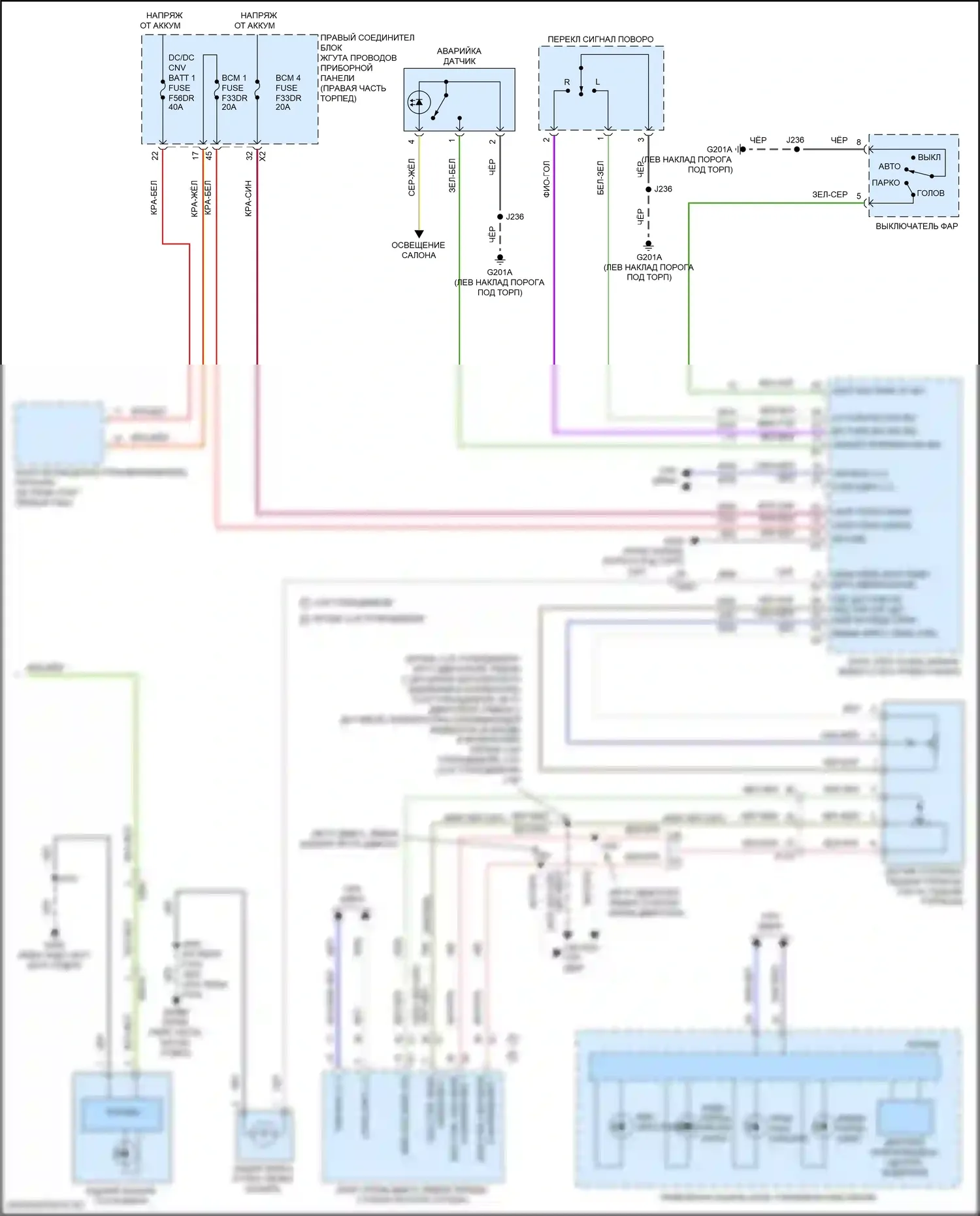 Фары и фонари — Электросхема фар и фонарей — Электросхема фар и фонарей (5 из 5). Chevrolet Tahoe V (2021-2024)