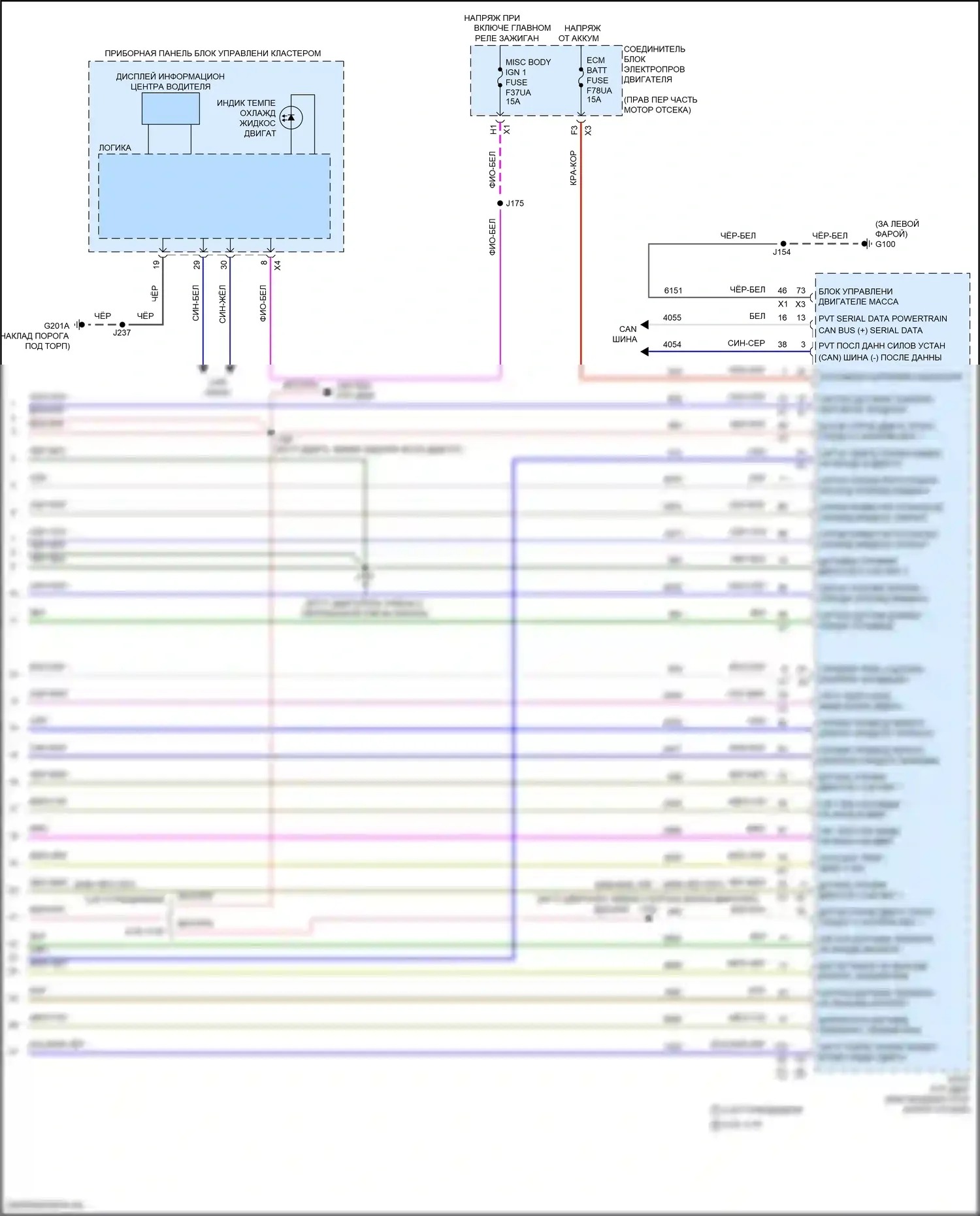 Кондиционирование воздуха — Электросхема климат контроля — Электросхема климат контроля (7 из 7). Chevrolet Tahoe V (2021-2024)