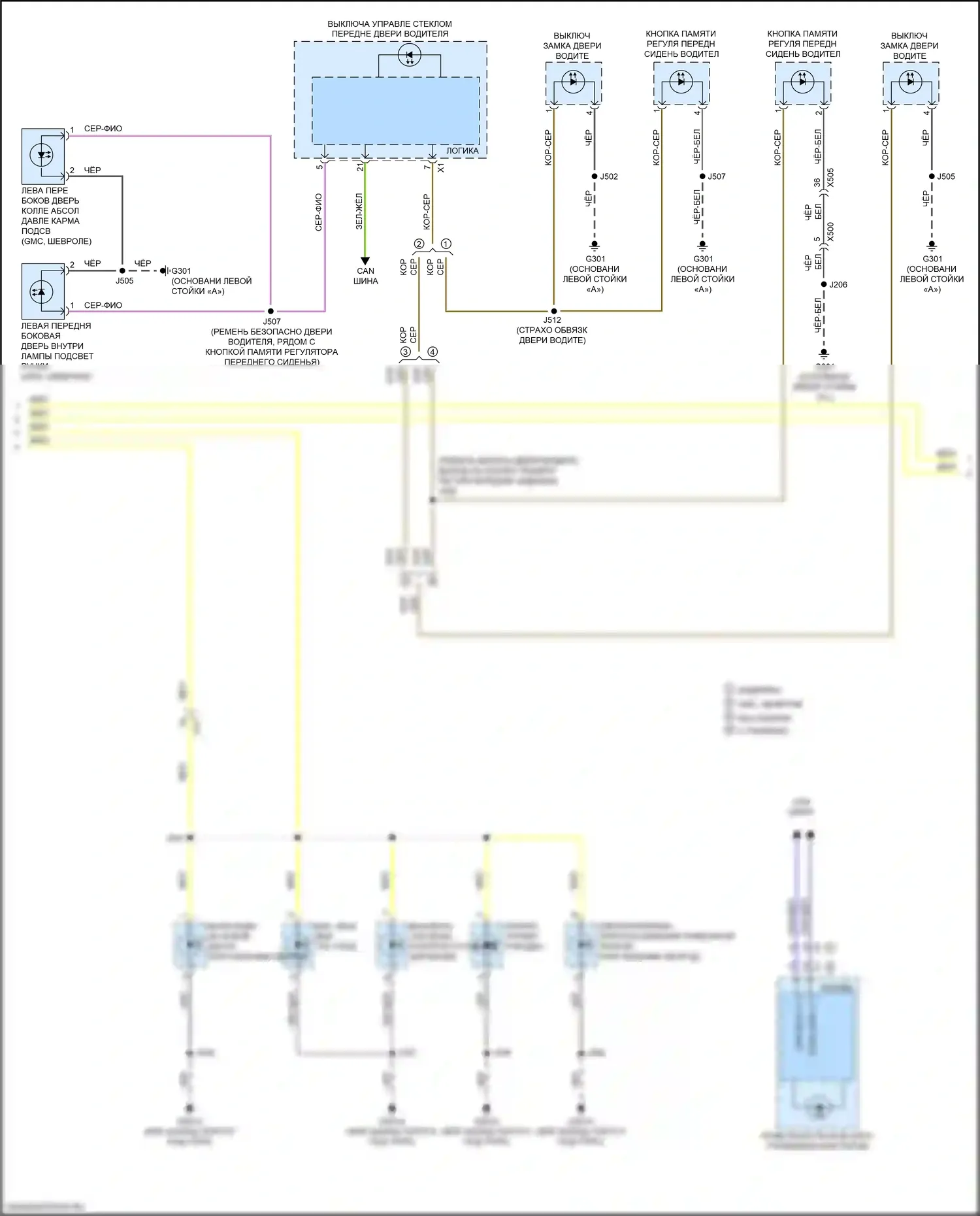 Освещение салона — Электросхема подсветки приборной панели — Электросхема подсветки приборной панели (2 из 4). Chevrolet Tahoe V (2021-2024)