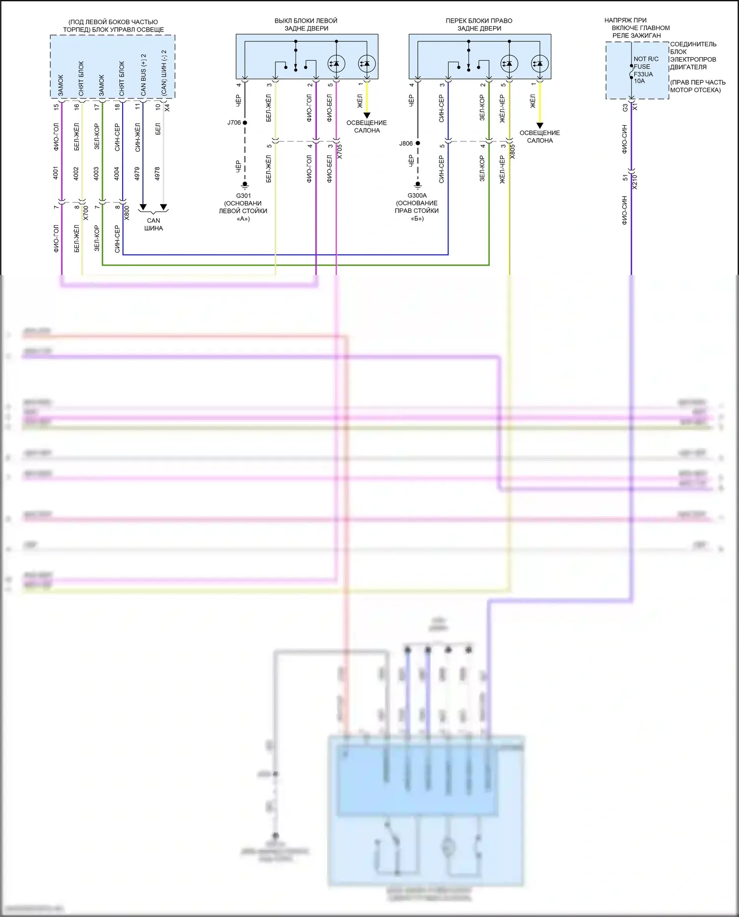 Сигнализация — Сигнализации электросхема — Сигнализации электросхема (4 из 7). Chevrolet Tahoe V (2021-2024)