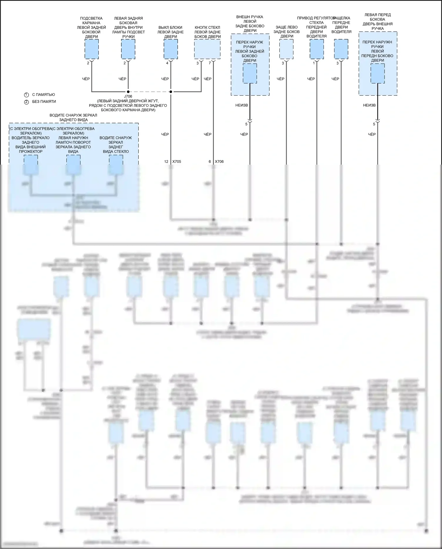 Точки подключения масс — Электросхема распределения массы — Электросхема распределения массы (7 из 11). Chevrolet Tahoe V (2021-2024)