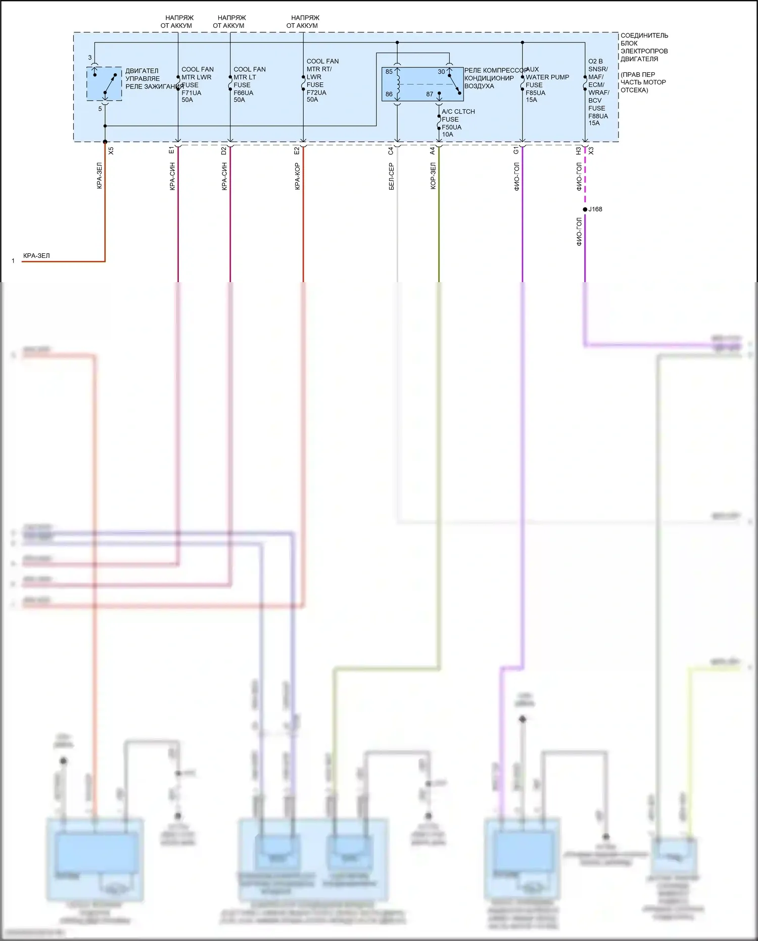 Вентилятор охлаждения — Электросхема вентилятора охлаждения — Электросхема вентилятора охлаждения (2 из 4). Chevrolet Tahoe V (2021-2024)