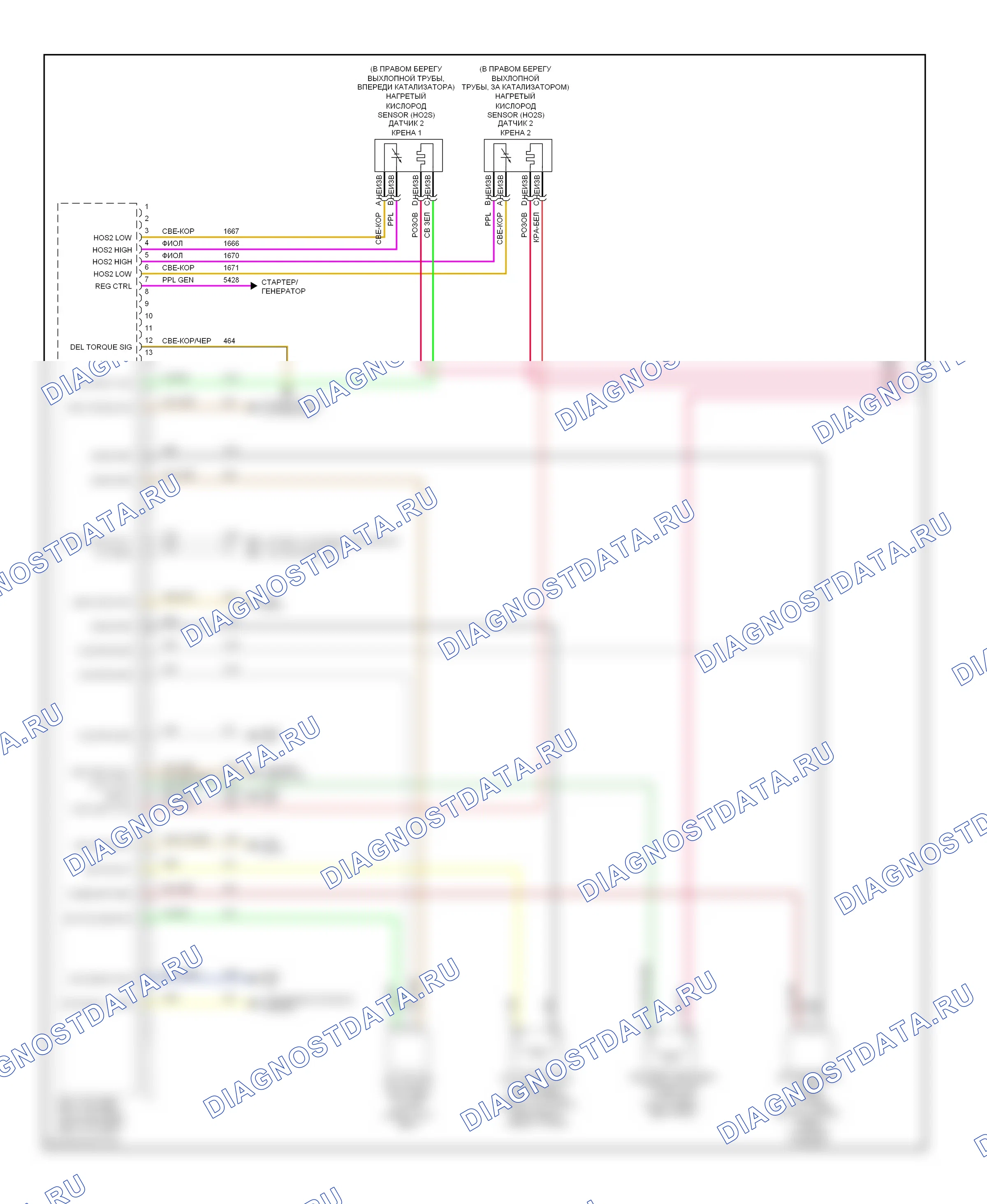 Двигатель — Электросхема двигателя 6.0л vin h — Электросхема двигателя 6.0л vin h (1 из 5). Chevrolet TrailBlazer I рестайлинг (2005-2009)