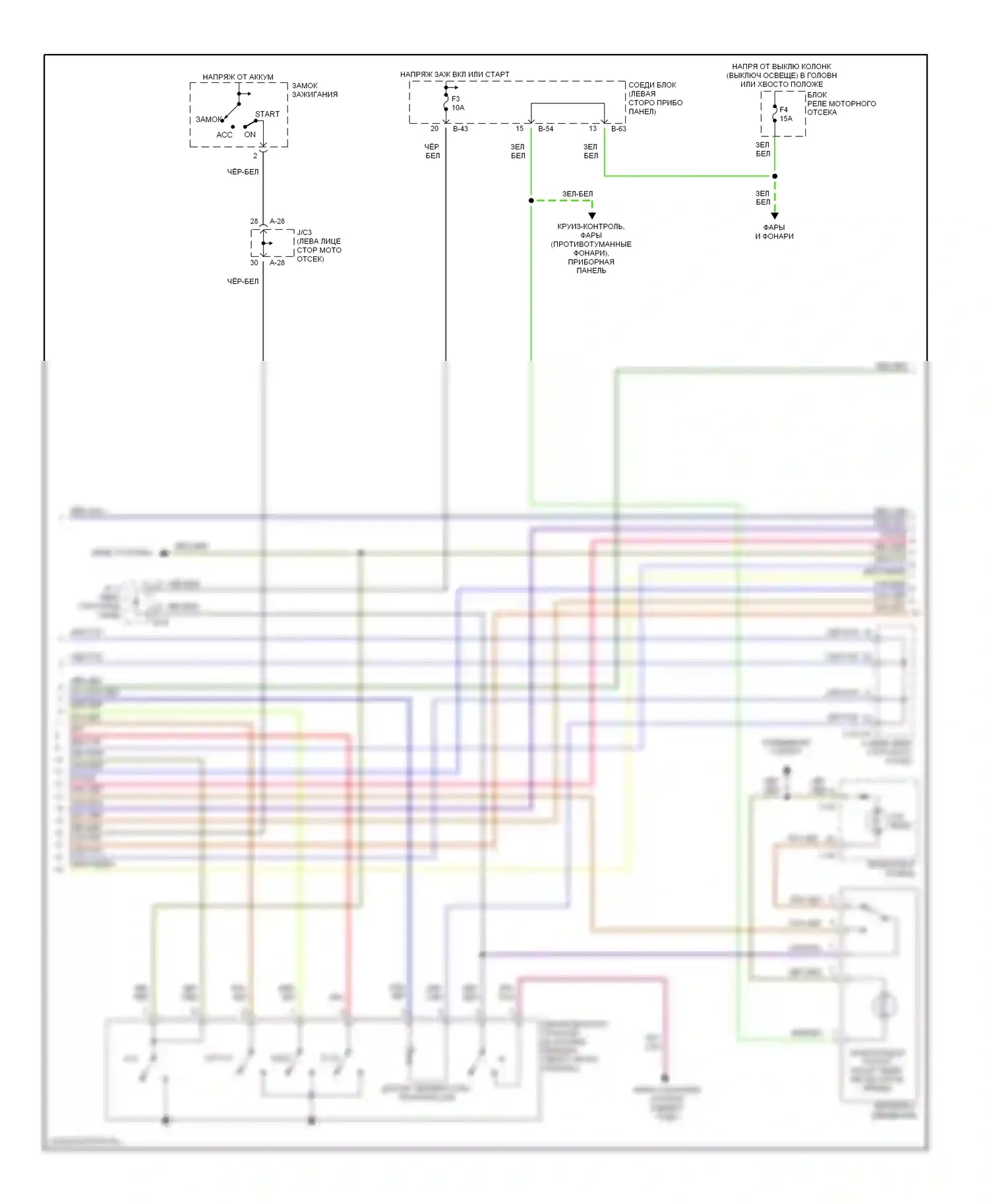Коробка передач — Электросхема коробки передач — Электросхема коробки передач (2 из 3). Dodge Avenger I (1994-2000)